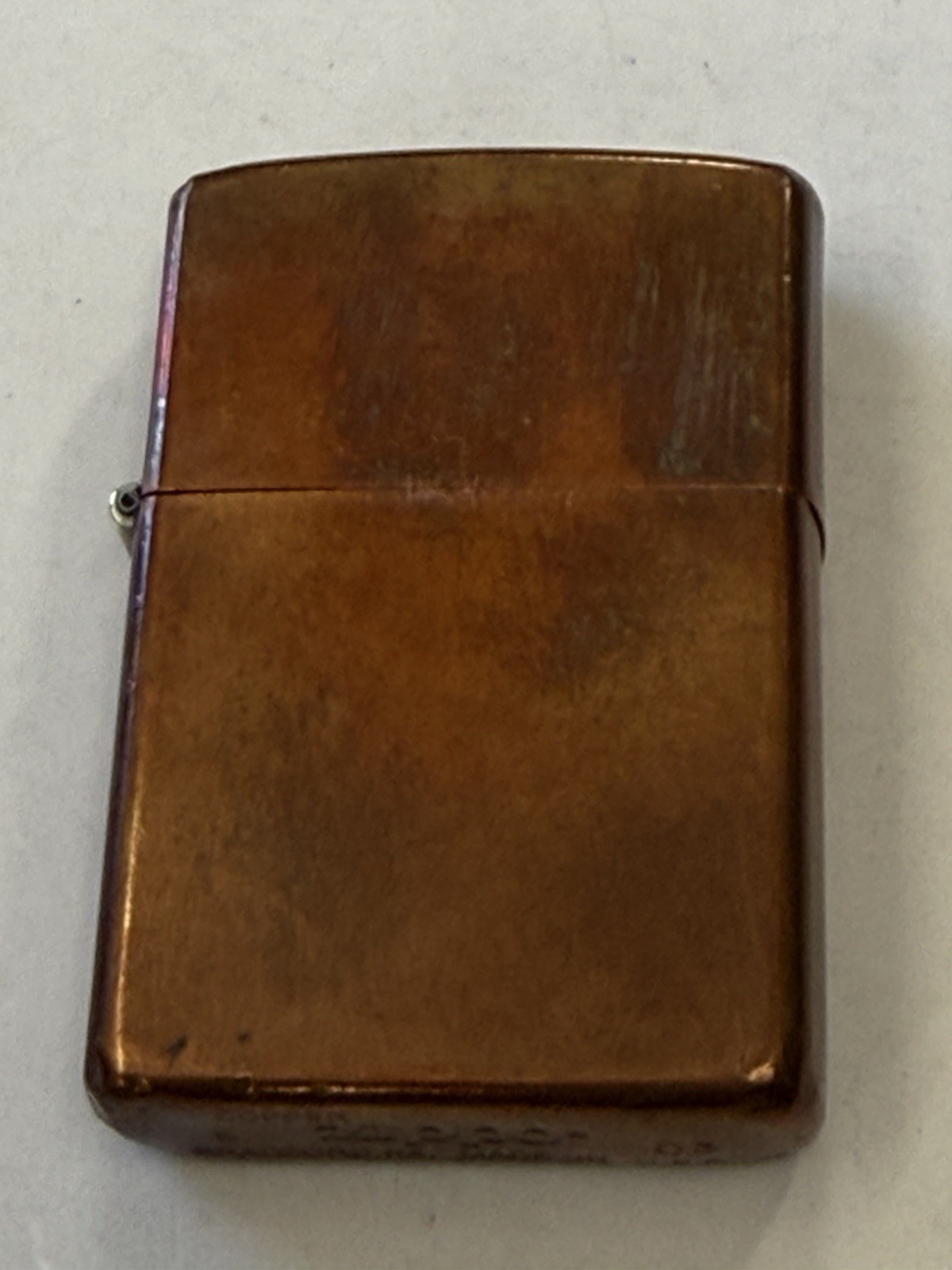 ZIPPO 2003 SOLID COPPER LIGHTER U482 ZIPPO 2003 SOLID COPPER LIGHTER U482