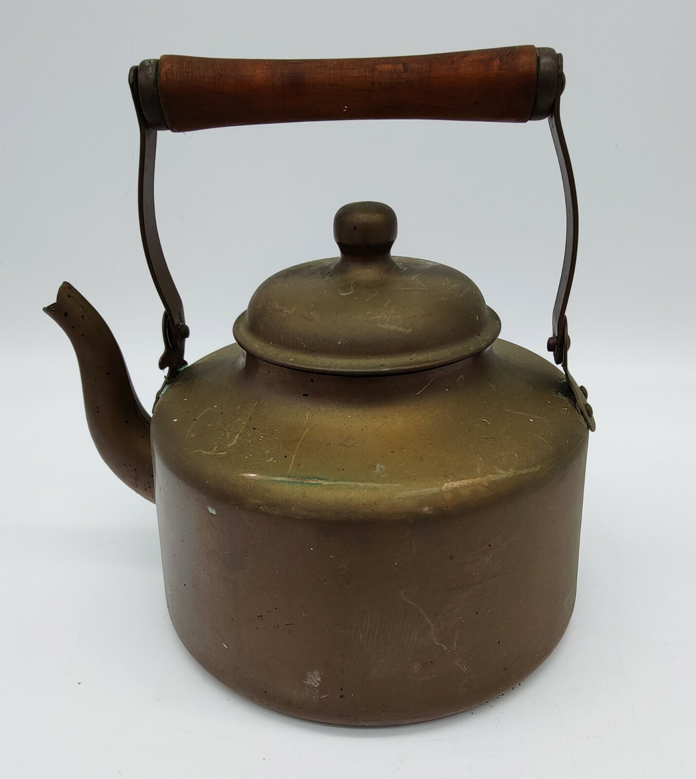 Rare Vintage L'etoile Fantuzzi Copper 2 1/2 Qt. Teapot Made in Chile - 3.3lbs 