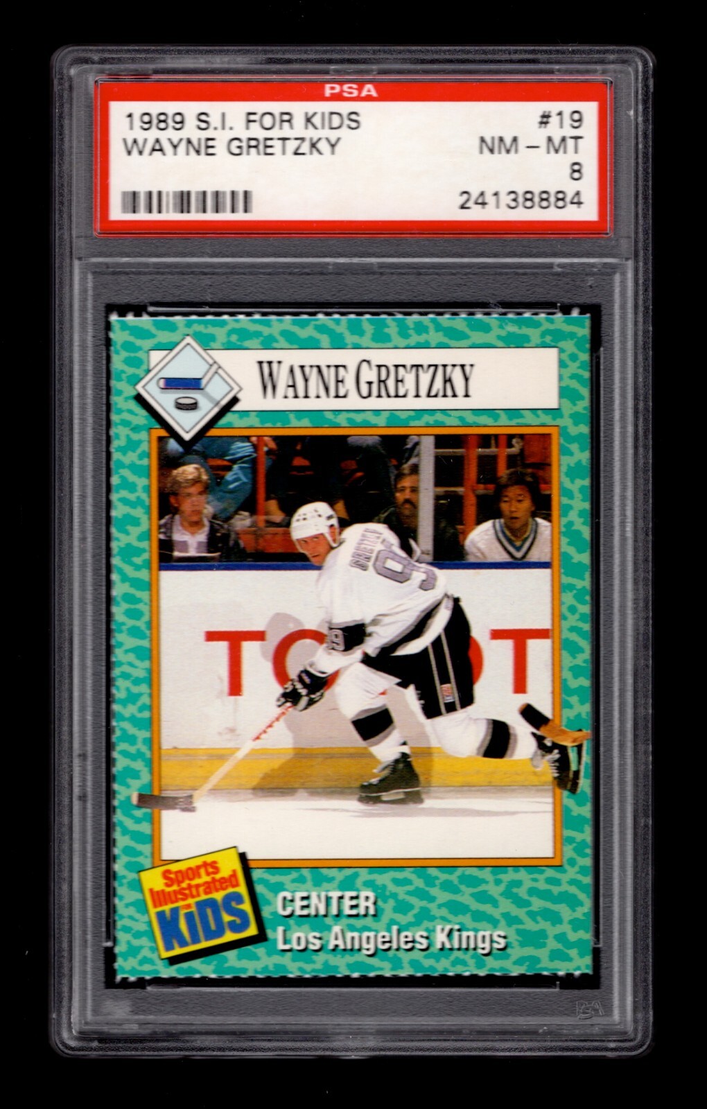 PSA 8 WAYNE GRETZKY 1989 Sports Illustrated SI S.I. for Kids #19 BEAUTIFUL CARD