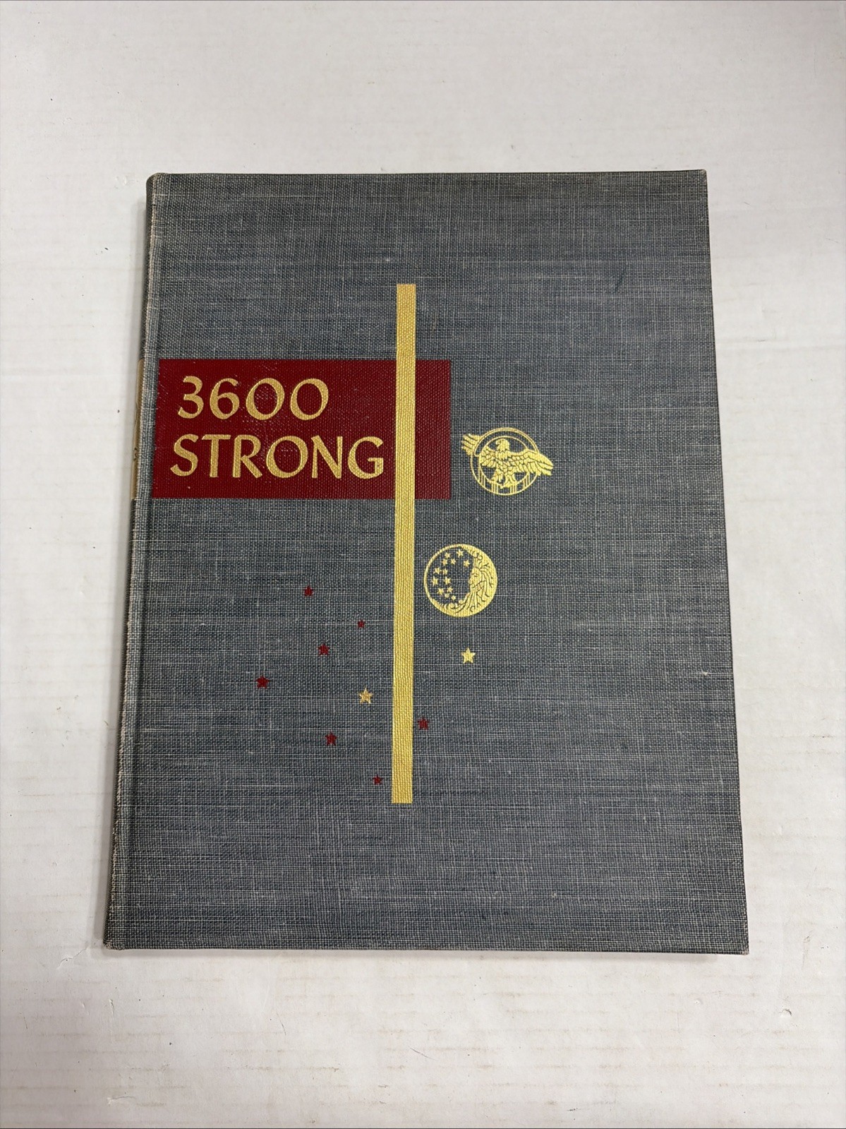 Vintage 3600 Strong WWII Commemorative 1940-45 Book AS IS