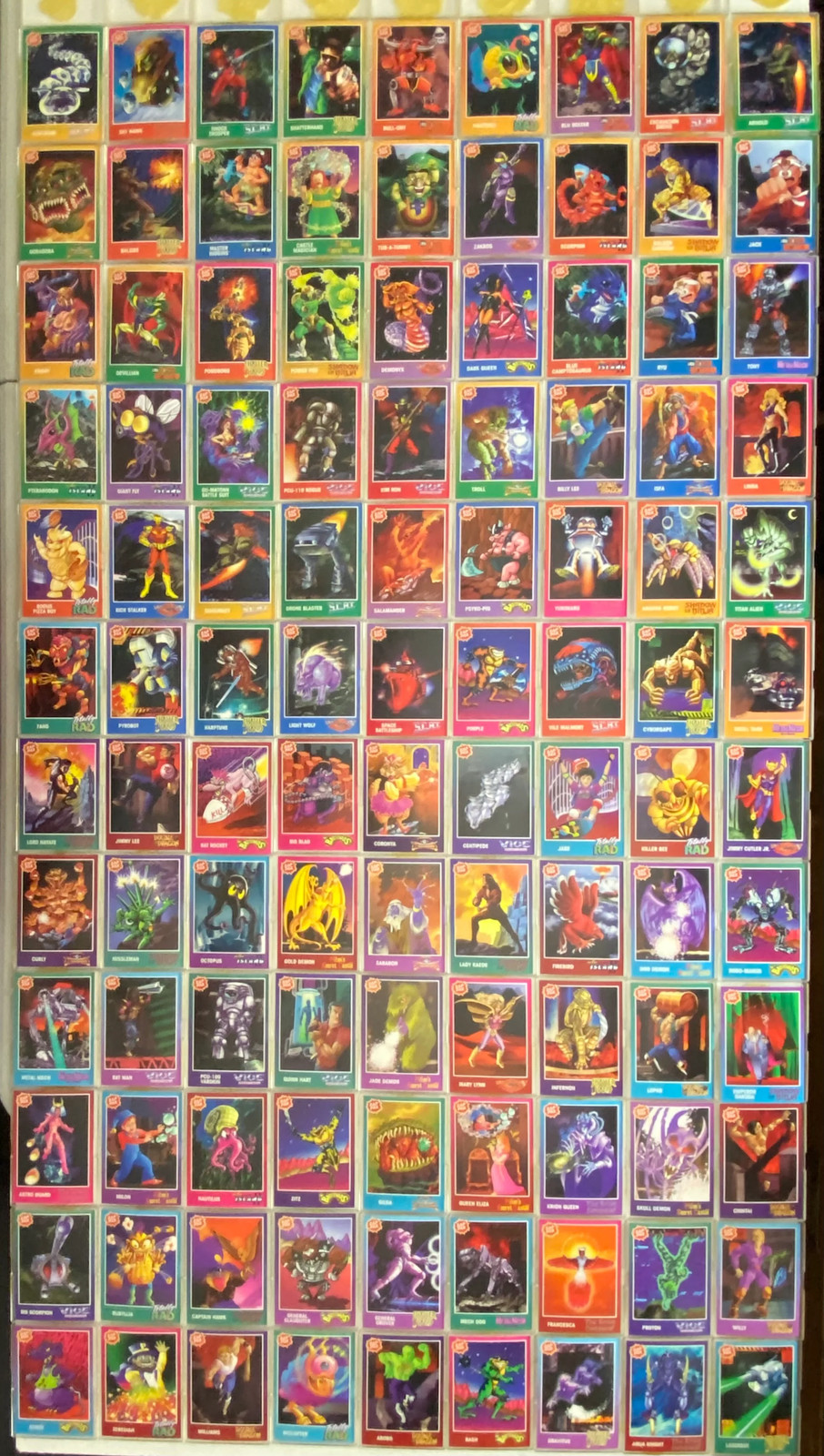 1992 Zap Pax Packs Trading Card Set of 110 Cards Cardz NES Video Game 1992 Zap Pax Packs Trading Card Set of 110 Cards Cardz NES Video Game