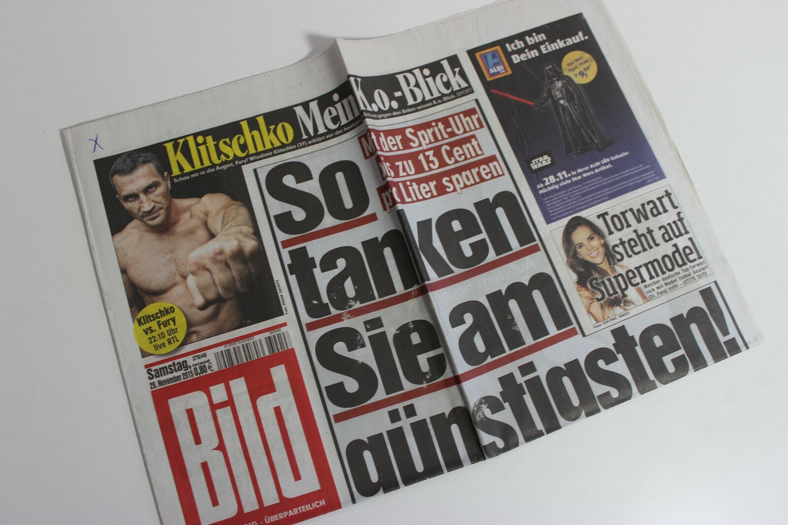 BILDzeitung 28/11/2015 November 28/11/2015 Special Occasion Gift