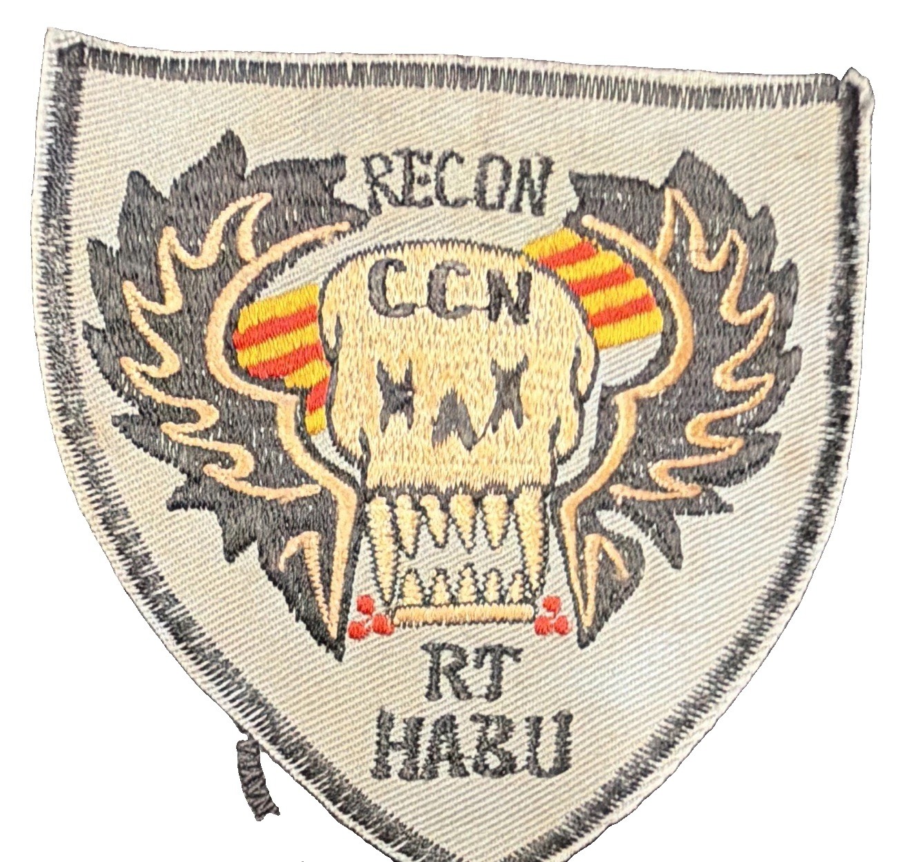 Special Forces USSF Recon Team Habu Ke-Shan Vietnam War Patch ORIGINAL Bk2 Special Forces USSF Recon Team Habu Ke-Shan Vietnam War Patch ORIGINAL Bk2