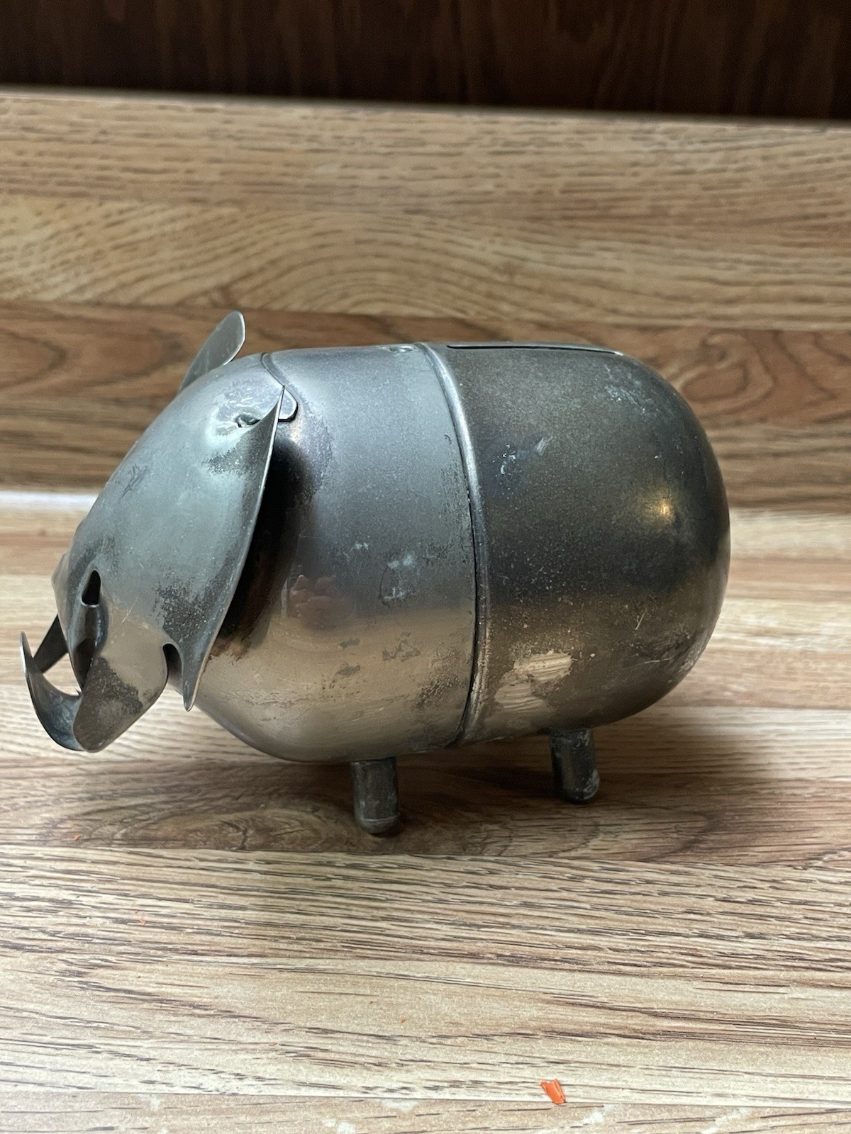 Vintage Raimond Metal Elephant Coin Bank