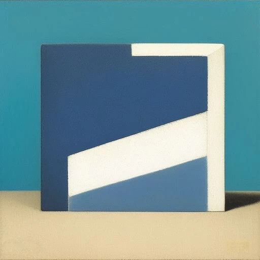 Large Minimalism Original Fine Art Painting 3x3 ft. Post-Modern Demrin OOAK NEW