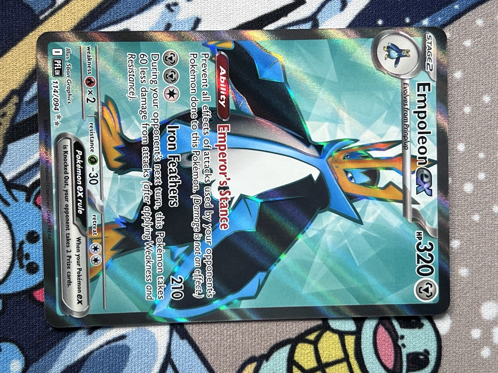 Empoleon EX - 114/094 - Phantasmal Flames - Full Art