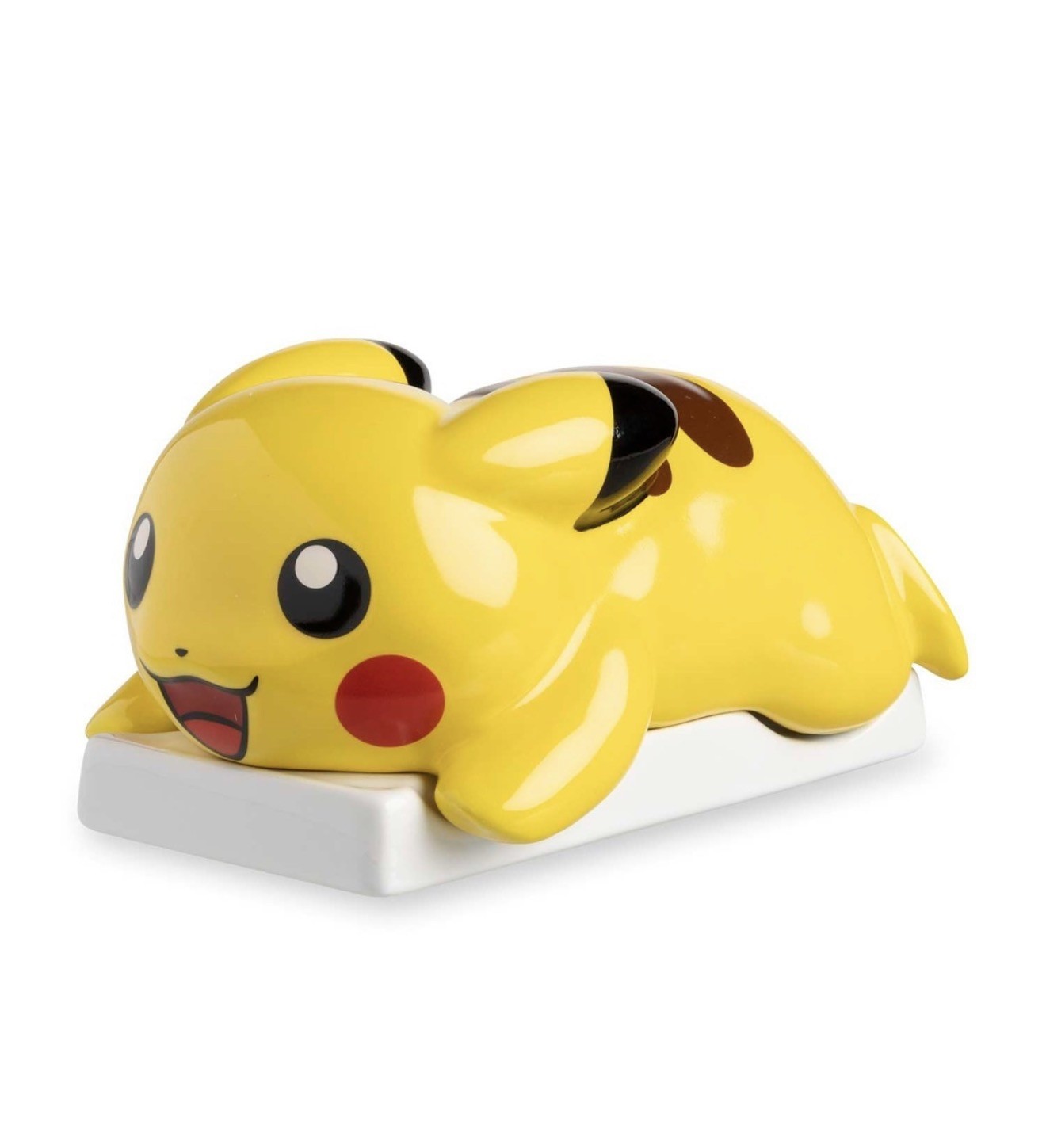 Pokémon Center Official  Pikachu Kitchen Ceramic Butter Dish Rare Exclusive 