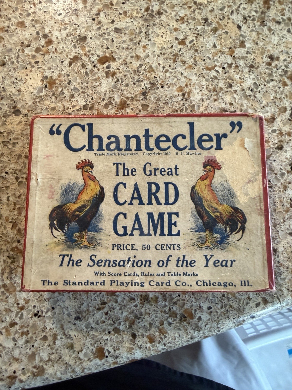 Standard Playing Card Co Chantecler The Great Card Game 1910 Complete deck Rare Standard Playing Card Co Chantecler The Great Card Game 1910 Complete deck Rare