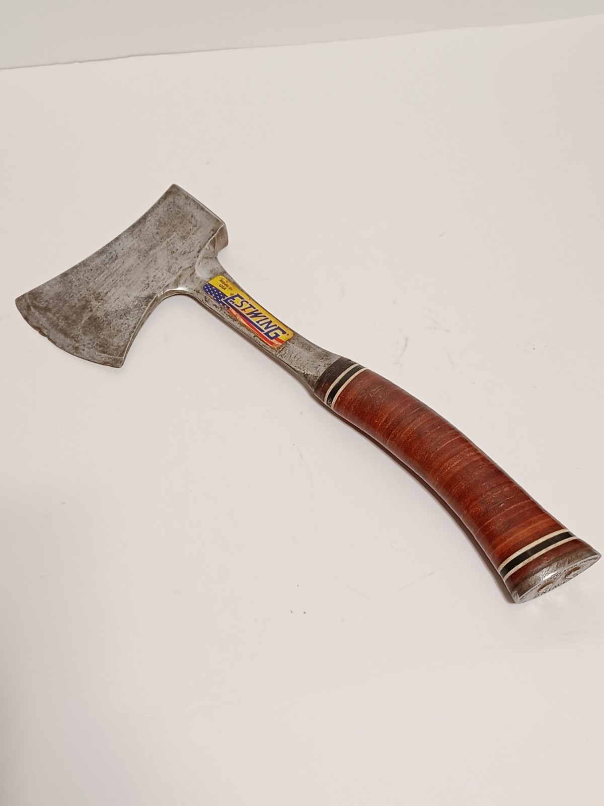 Vintage Leather Handle Estwing Hatchet USA Vintage Leather Handle Estwing Hatchet USA