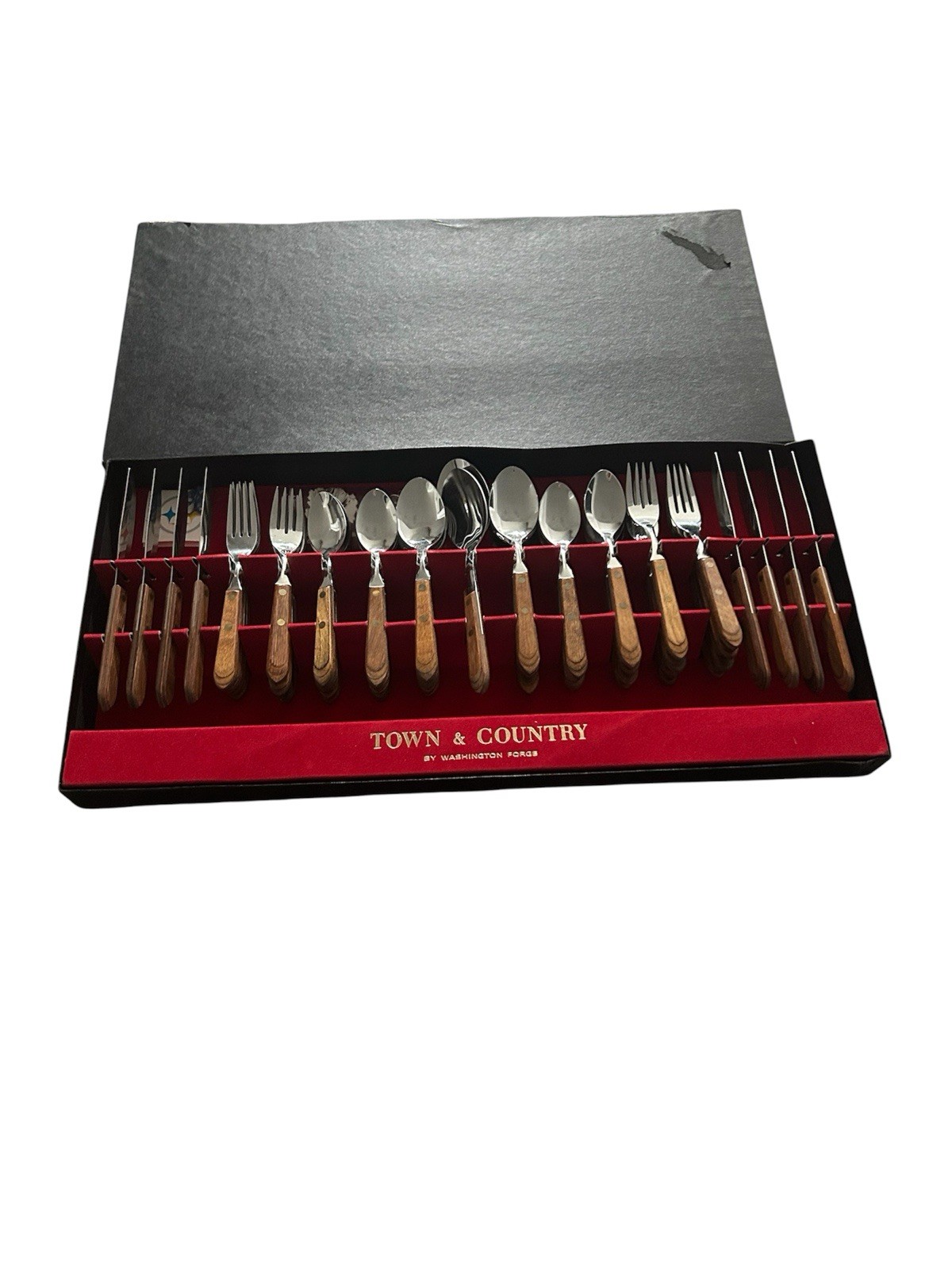 Town And Country 50pc Set Of Washington Forge Cutlery New With Manuals 