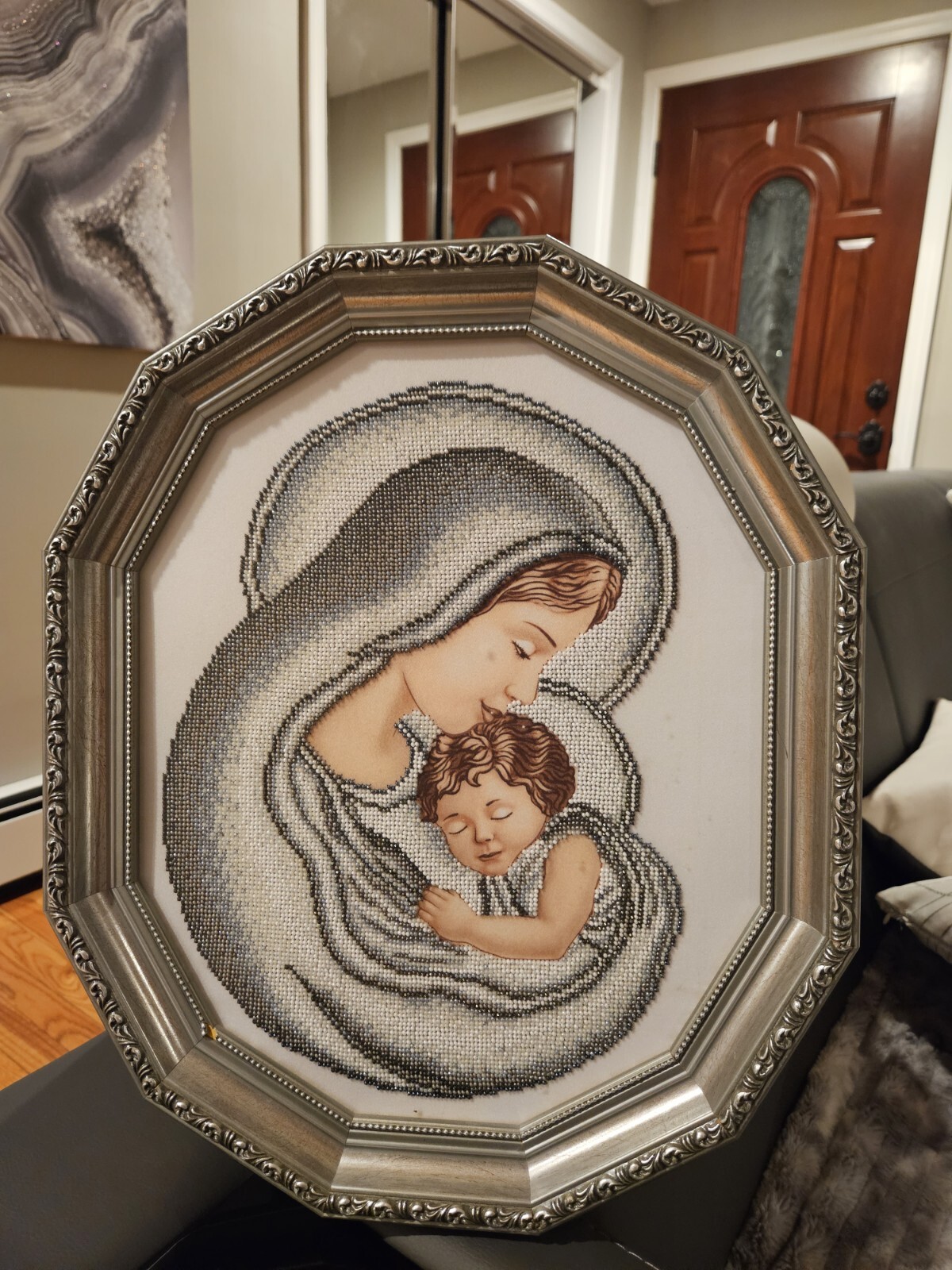 Handmade Icon made with beads