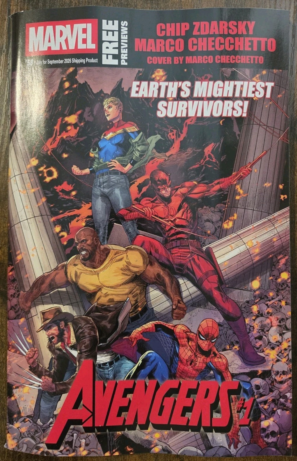 Marvel Free Previews #58 July for September 2026 Avengers Fantastic Four Marvel Free Previews #58 July for September 2026 Avengers Fantastic Four