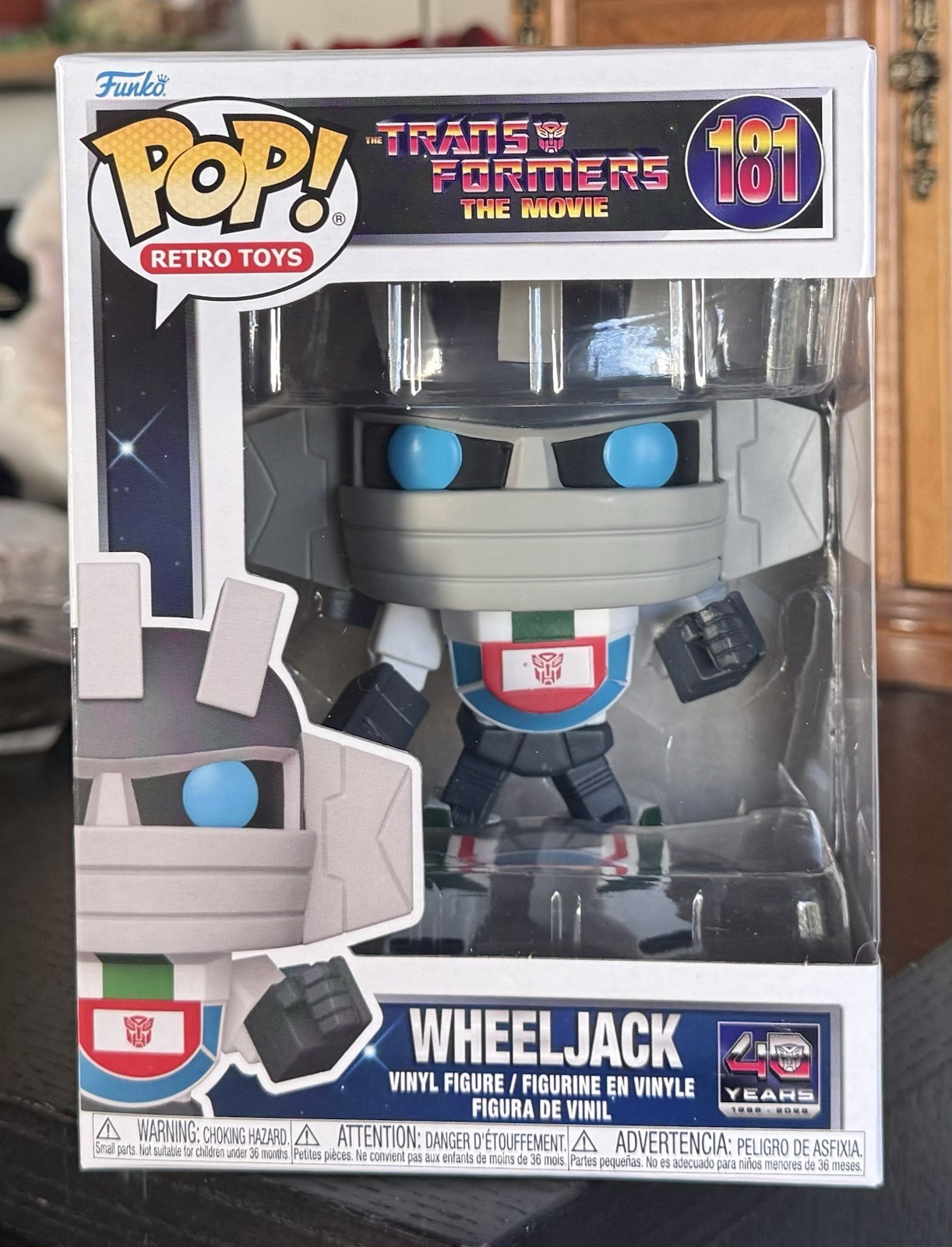 Funko POP Retro Toys: WHEELJACK #181 Transformers The Movie 40th Anniversary Funko POP Retro Toys: WHEELJACK #181 Transformers The Movie 40th Anniversary
