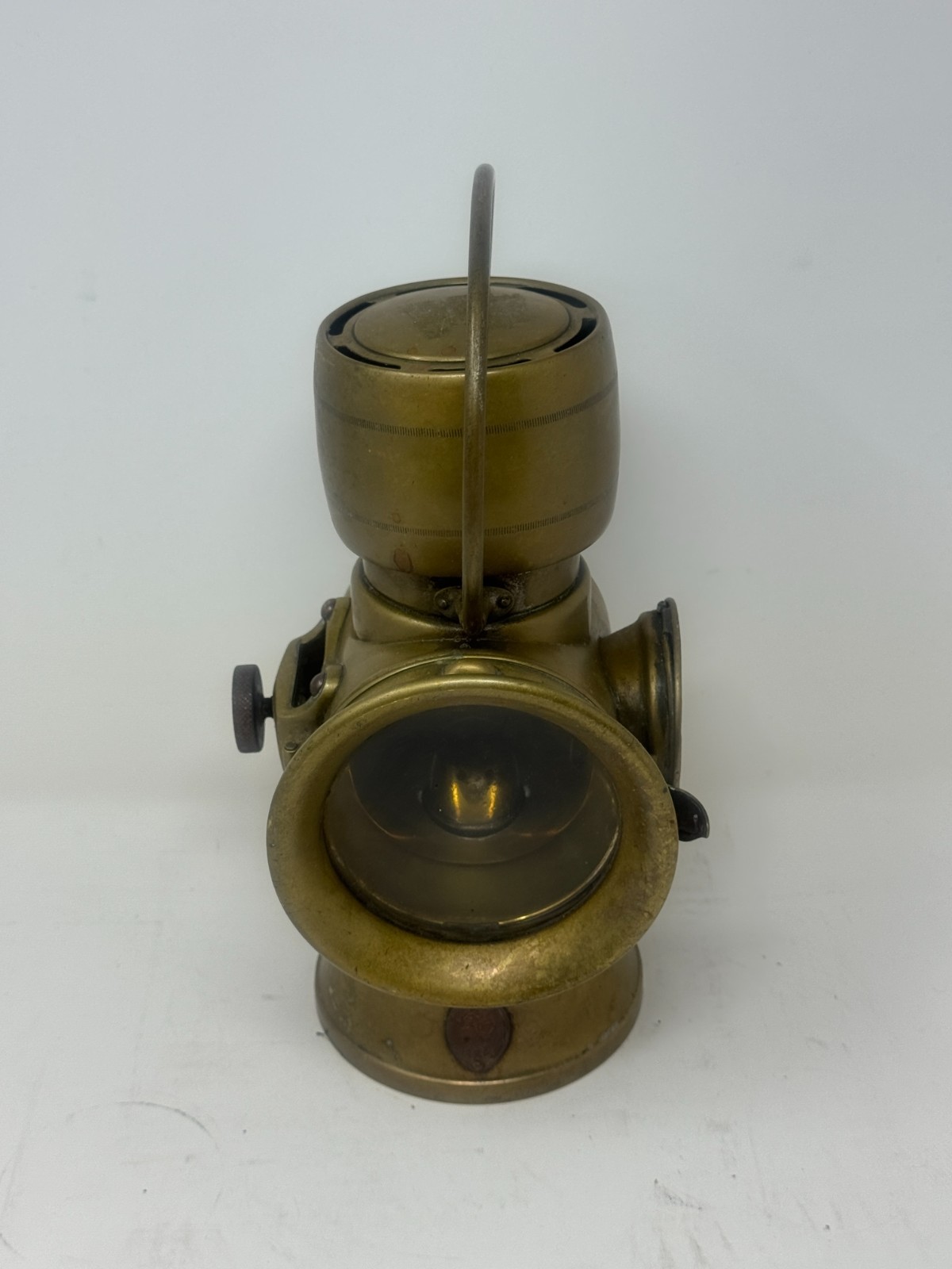Jos. Lucas King of the Road No. 636 Antique Brass Side Car Lamp