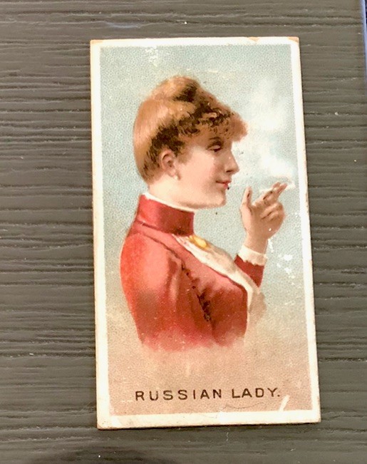 1888 N33 Allen Ginter World’s Smokers Russian Lady VG