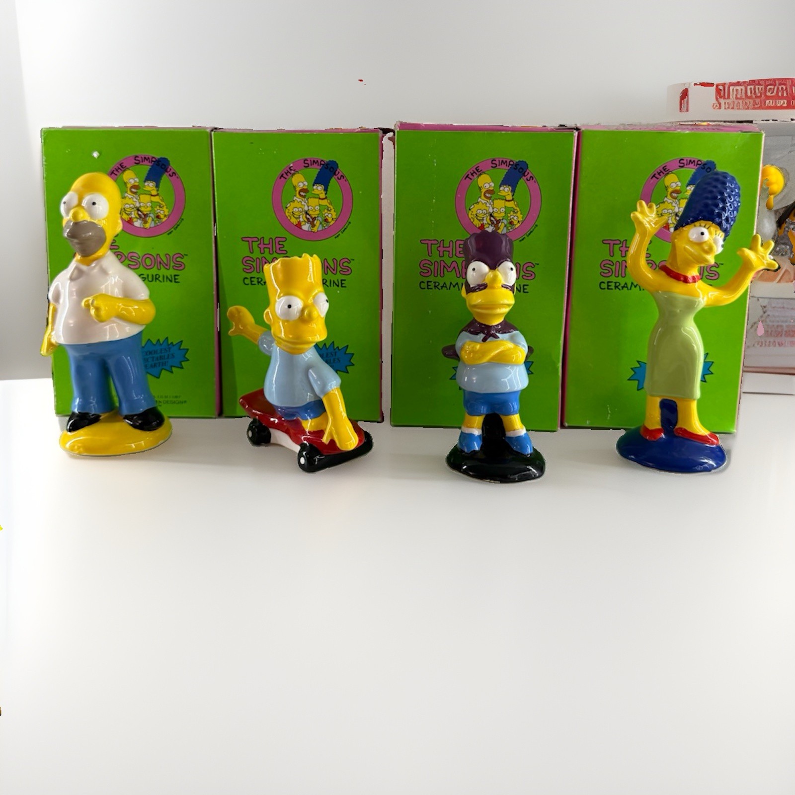 Simpsons Original 1990s Porcelain Figures New With Boxes Homer Bart Harry James Simpsons Original 1990s Porcelain Figures New With Boxes Homer Bart Harry James