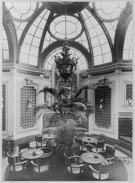 Photo:New York City New York Yacht Club Cocktail Lounge Interior c1901
