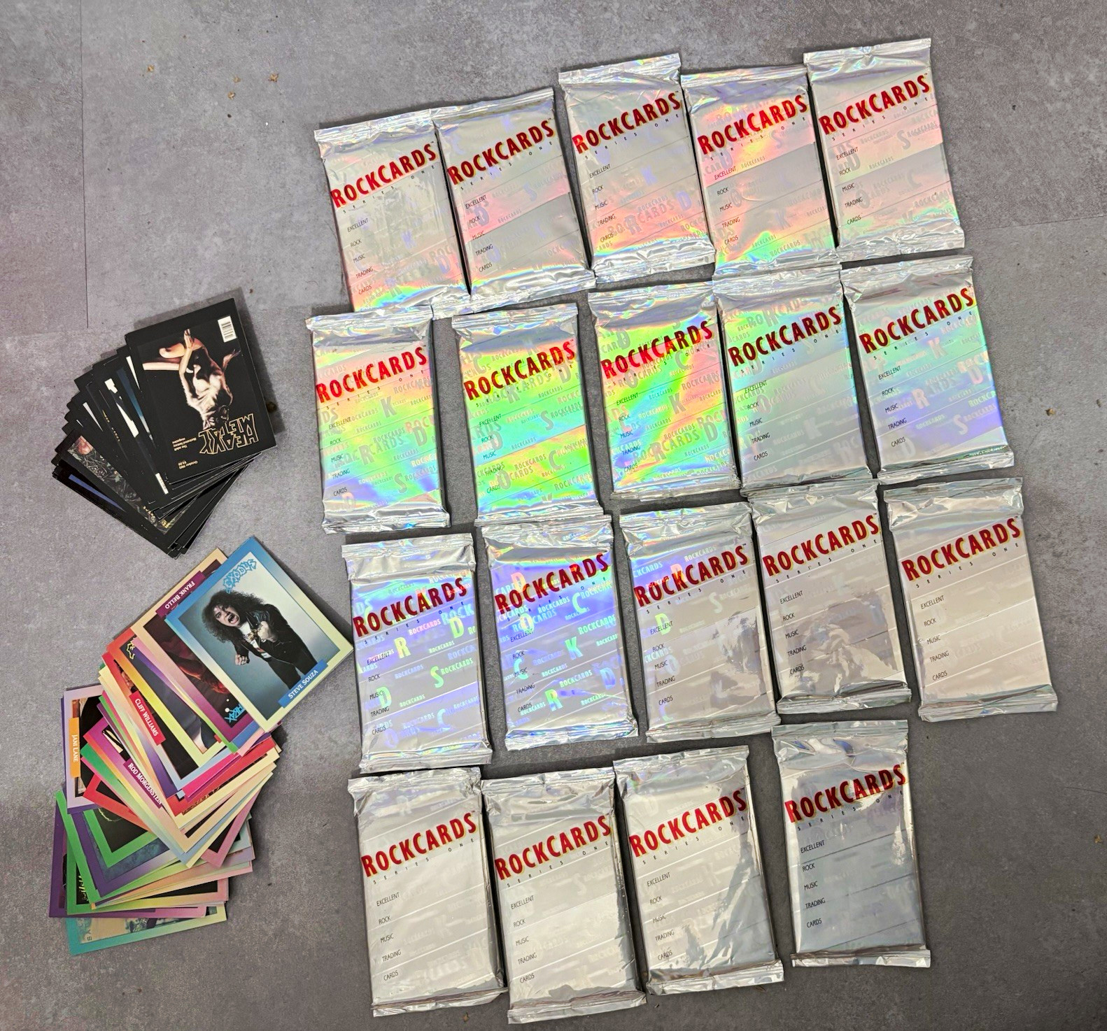 1991 Brockum Rock Cards Original Box