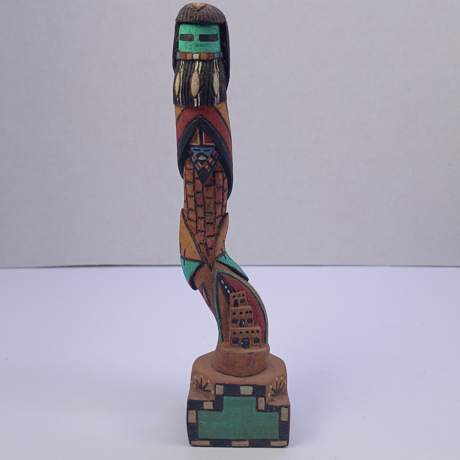 Native American Wooden Hand Carved 7 Native American Wooden Hand Carved 7