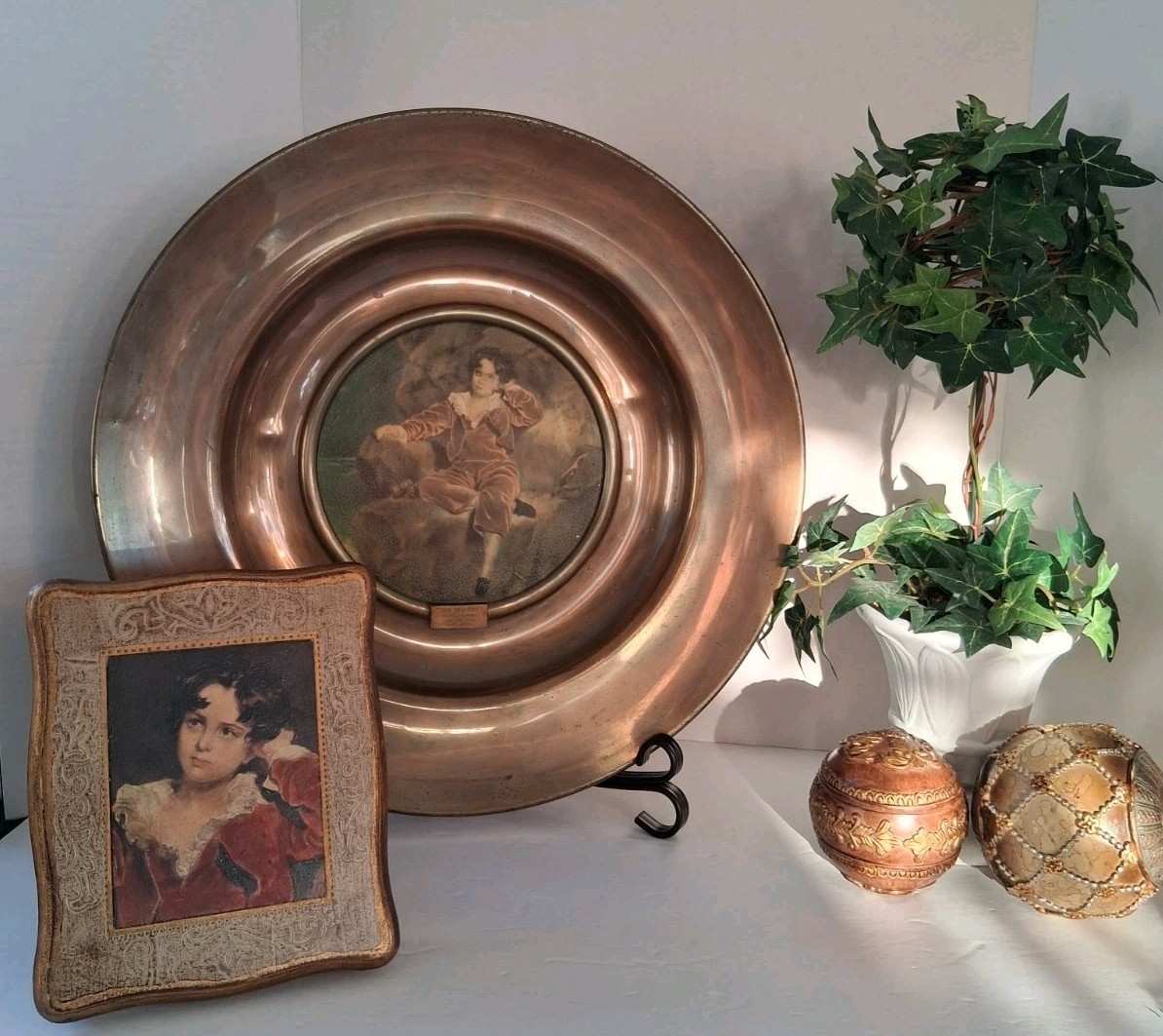 VTG 1950's Trafford Master's Copper Wall Plaque;