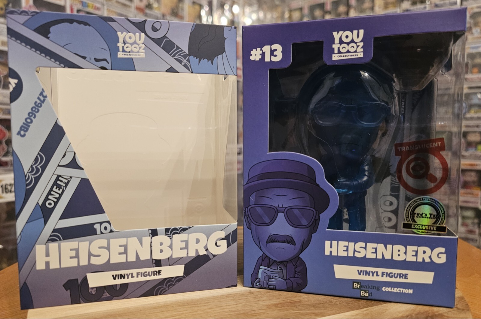YouTooz Breaking Bad Heisenberg Translucent #13 Brad\'s Toys  Exclusive 750 Pcs 