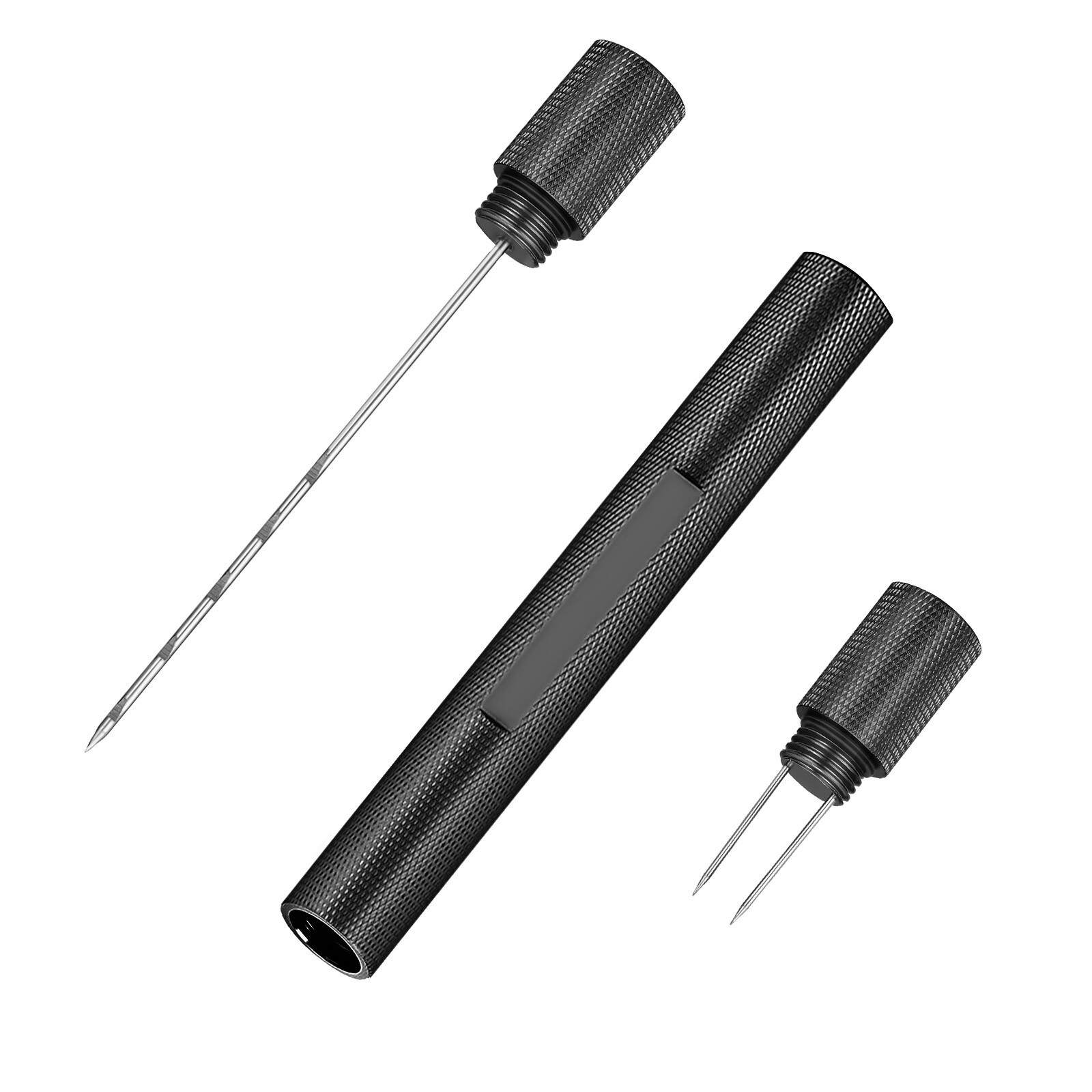Metal Cigar Needle Draw Enhancer Portable cigarette punch cutter 2 in 1