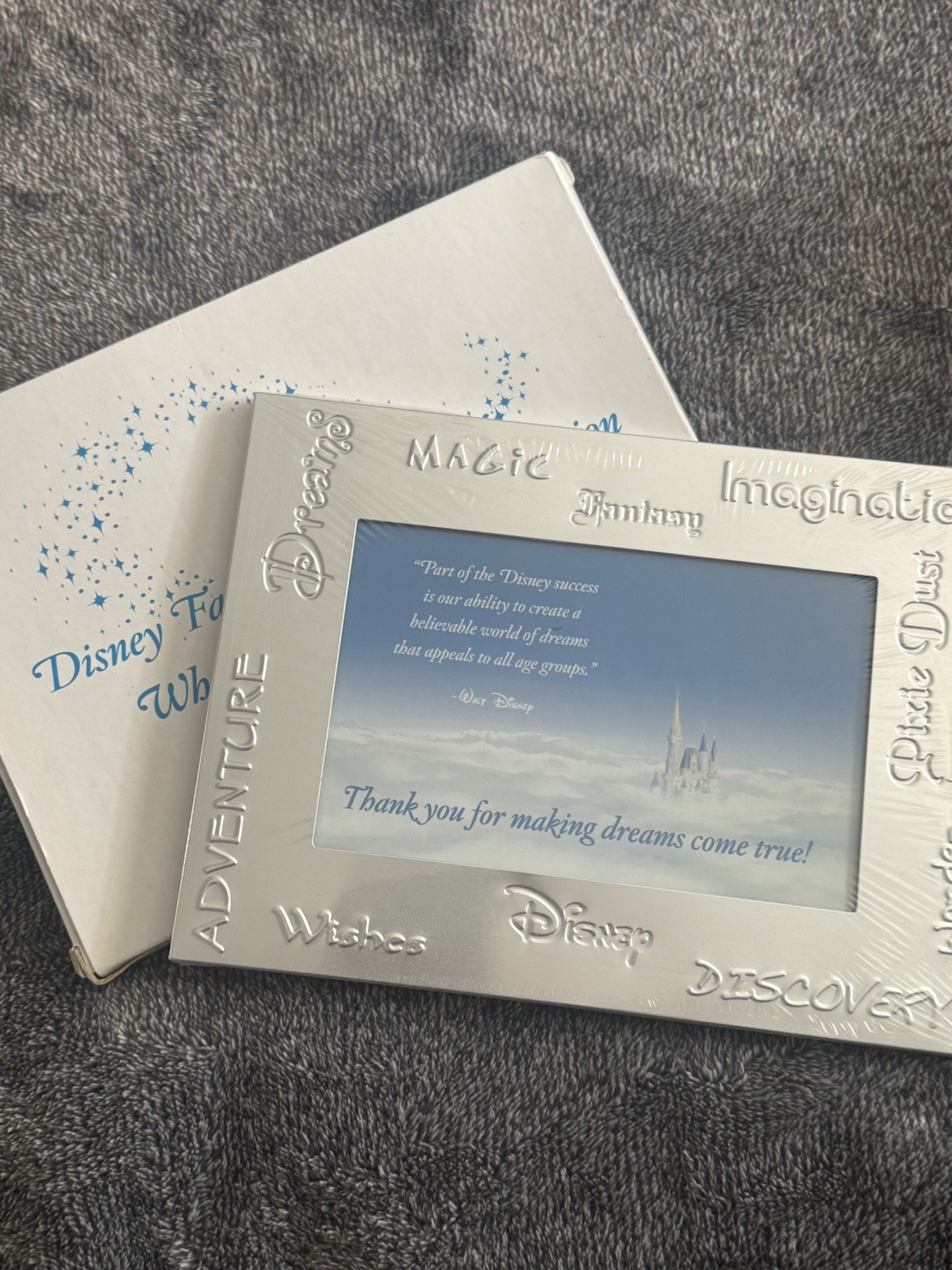 Walt Disney World Cast Mem 2006 Disney Family Holiday Celebration Picture Frame 