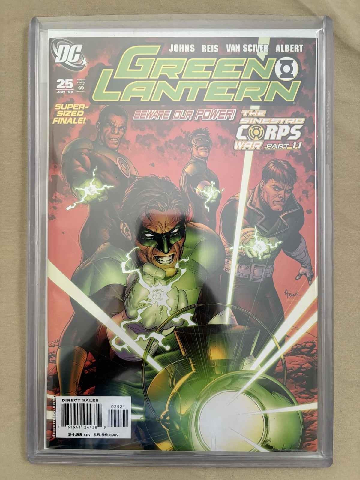 Green Lantern #25 1st App of Larfleeze & Atrocitus 1:10 Gary Frank Variant NM+ Green Lantern #25 1st App of Larfleeze & Atrocitus 1:10 Gary Frank Variant NM+