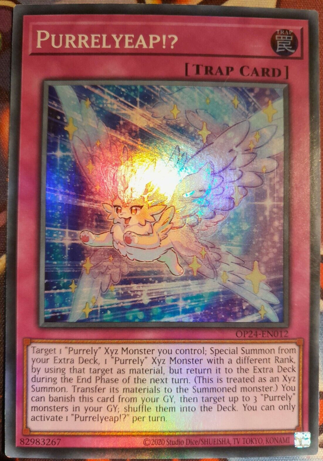 Purrelyeap? OP24-EN012 Super Rare Yugioh Card