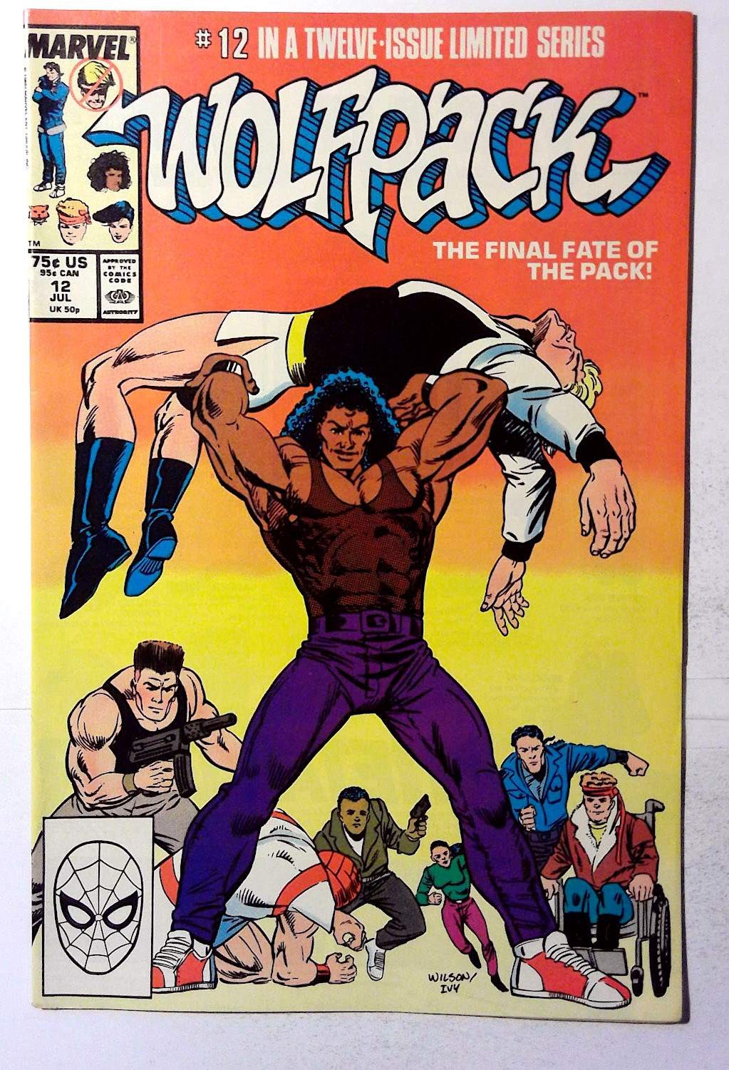 Wolfpack #12 (1989) Marvel Comics 1st Print Comic Book