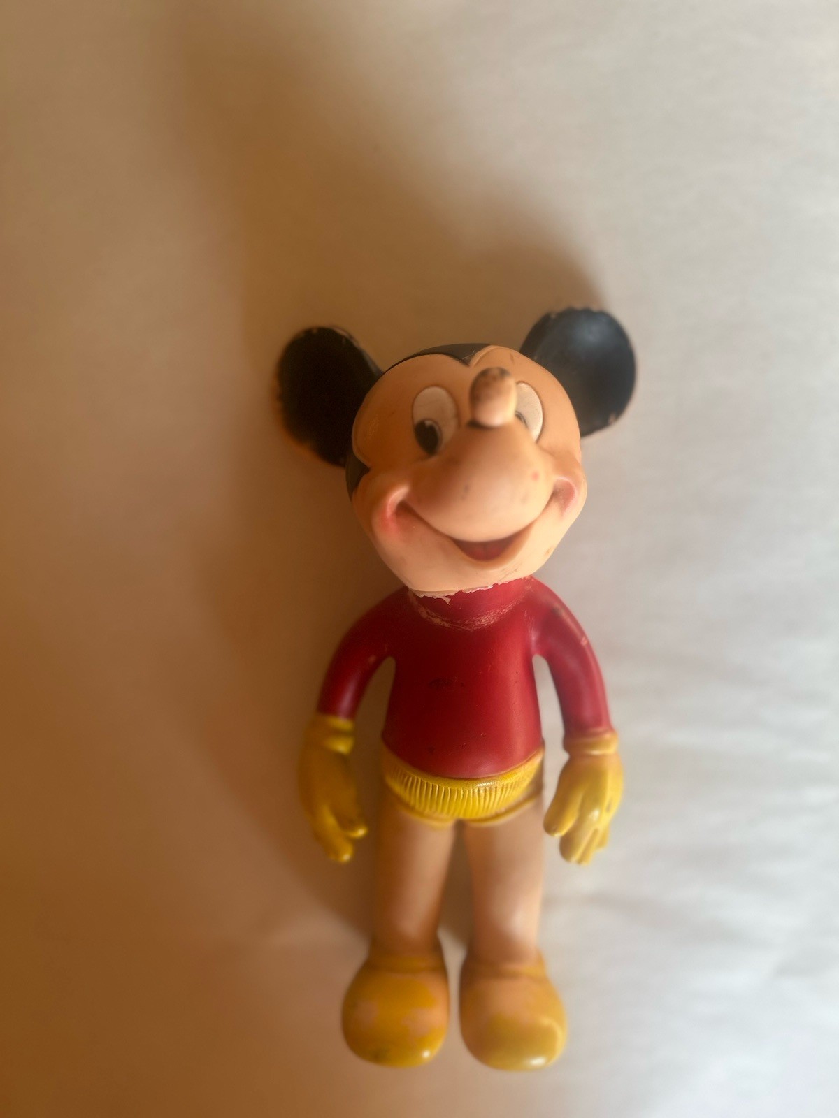 Vintage 1950's Walt Disney Prod 8”Tall MICKEY MOUSE Rubber Doll by SUN RUBBER Co Vintage 1950's Walt Disney Prod 8”Tall MICKEY MOUSE Rubber Doll by SUN RUBBER Co