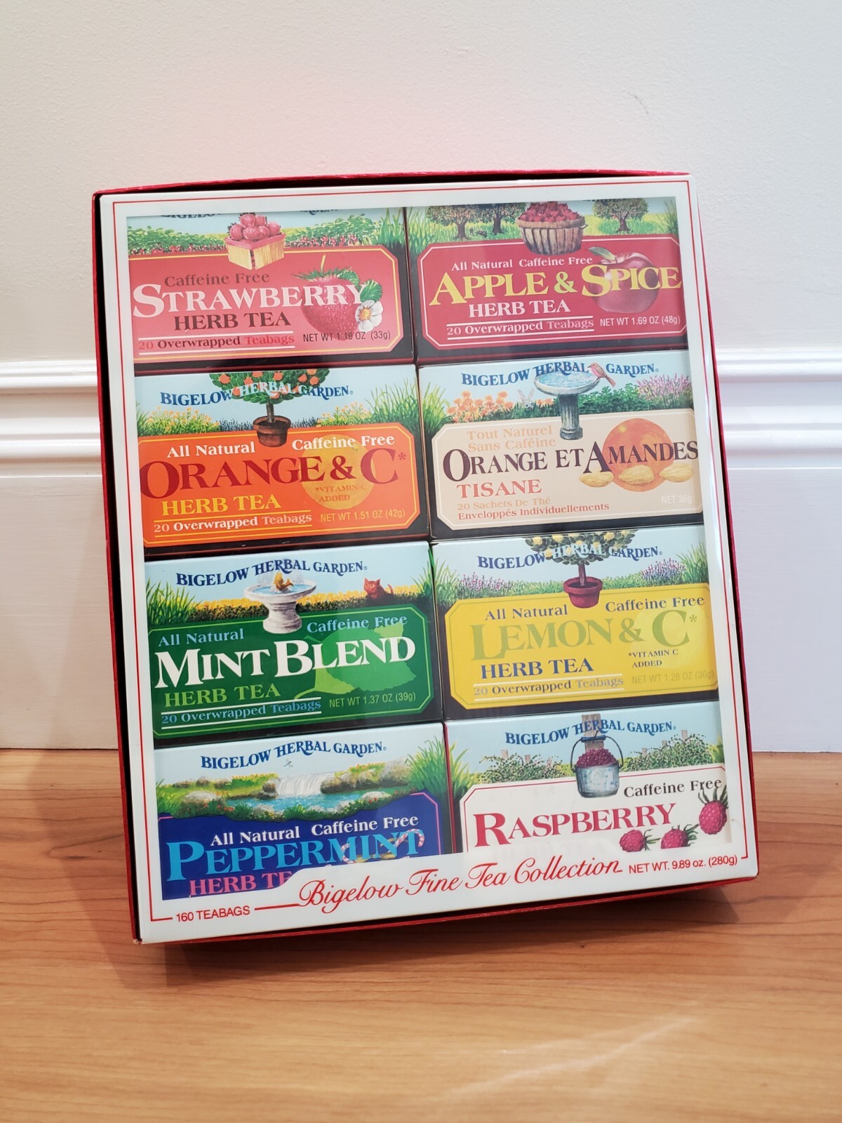 Vintage NOS Bigelow Herbal Garden Teas Teabags Sealed Box Package 1970s 1980s Vintage NOS Bigelow Herbal Garden Teas Teabags Sealed Box Package 1970s 1980s