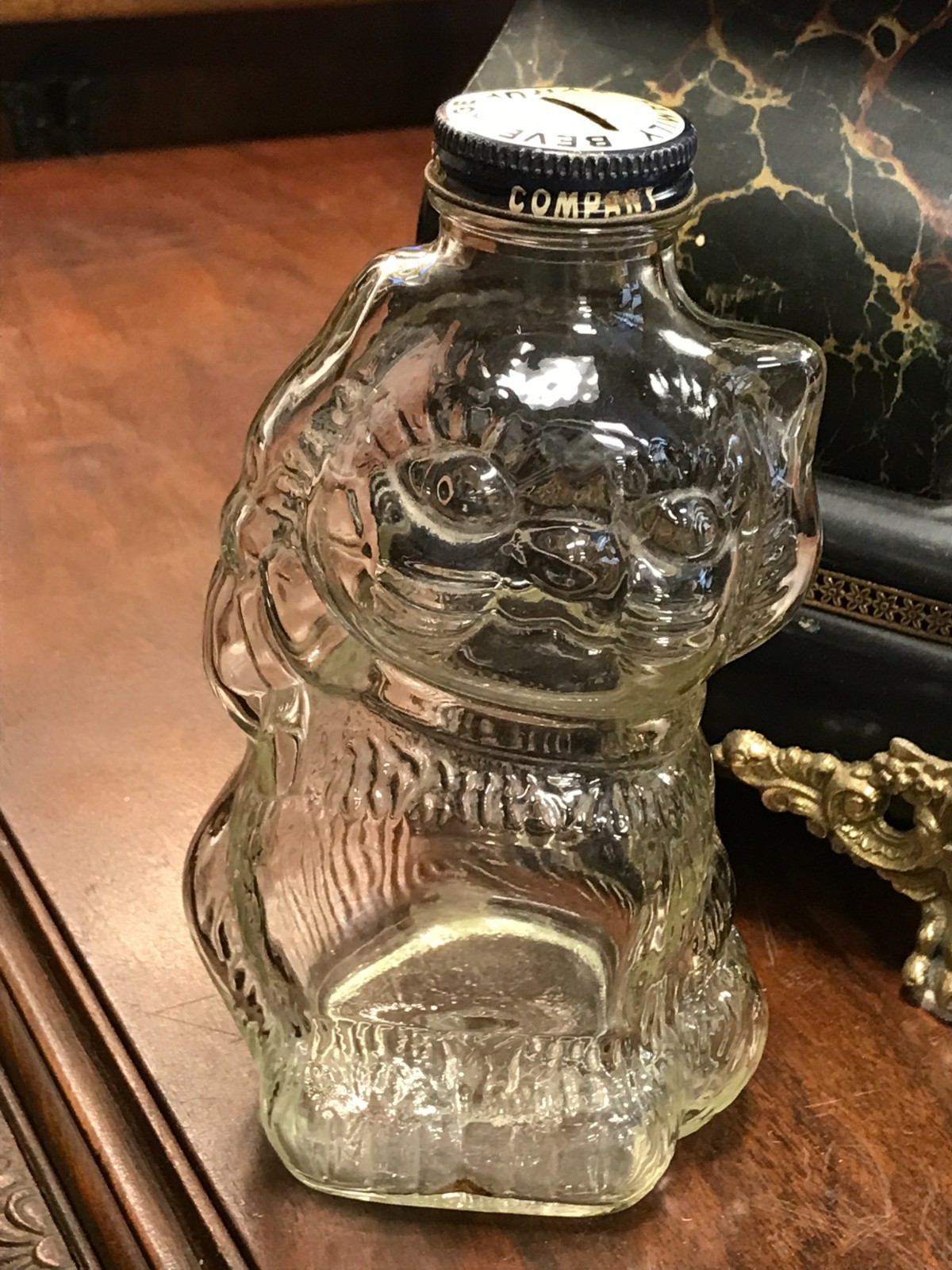 Vintage Grapette Products Company Family Beverage Syrup CAT Figure Coin Bank Vintage Grapette Products Company Family Beverage Syrup CAT Figure Coin Bank