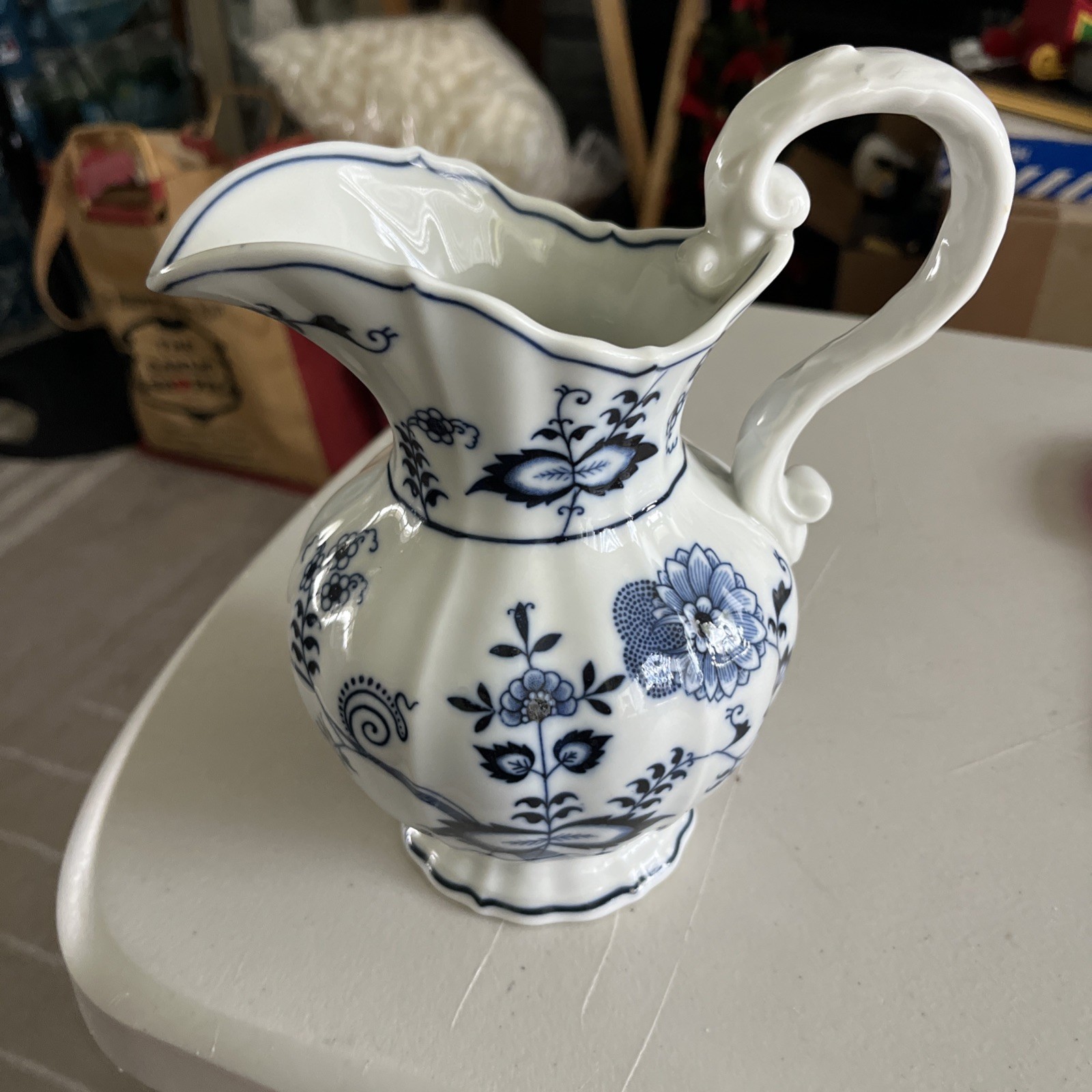 Vintage Blue Danube 24 Oz Pitcher 6.5