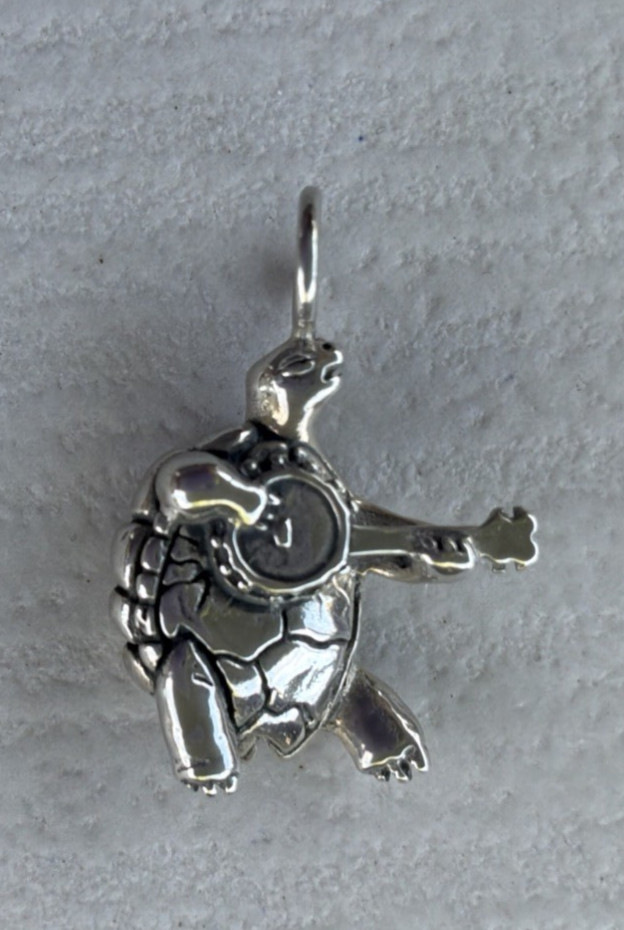 Grateful Dead Terrapin Turtle Pendant ©GDM Sterling Silver 1992