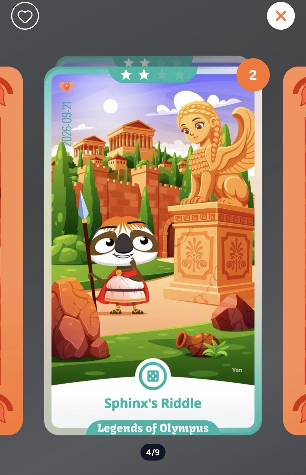 WeWard WeCards Legends of olympus 4 wewards