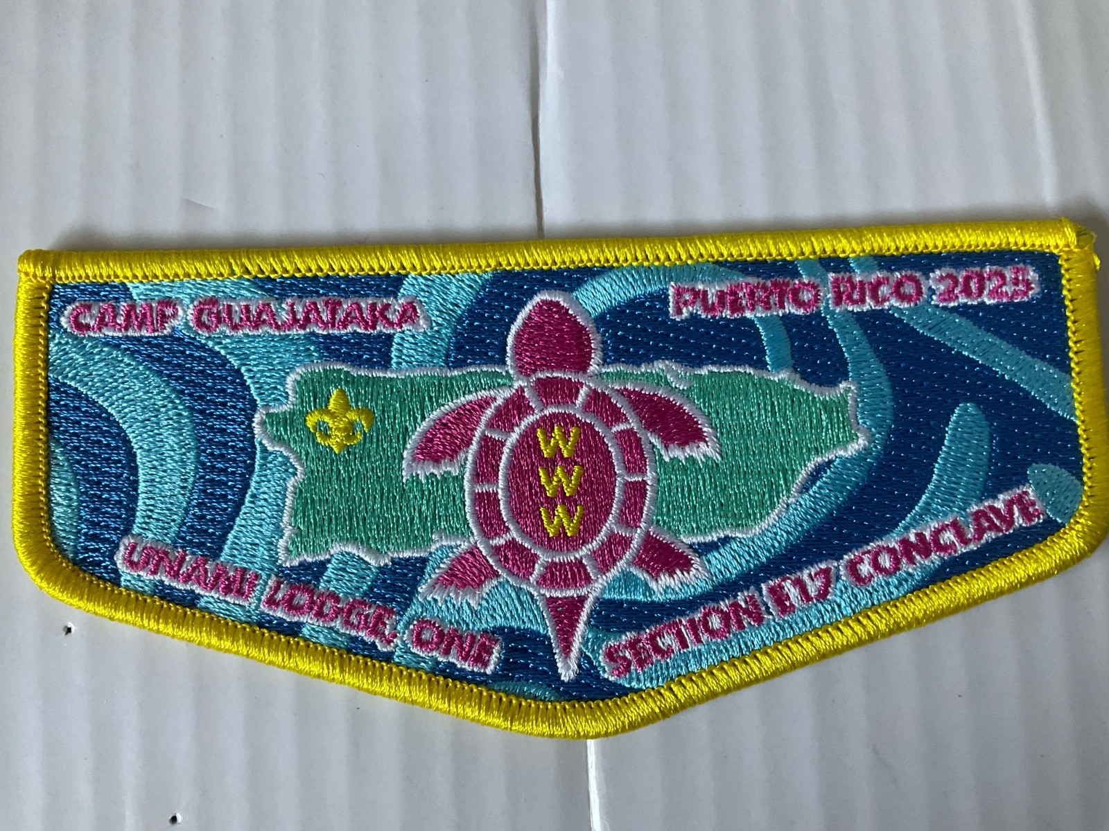 Unami Lodge 1 2025 Puerto Rico Conclave  Section E-17 OA Flap