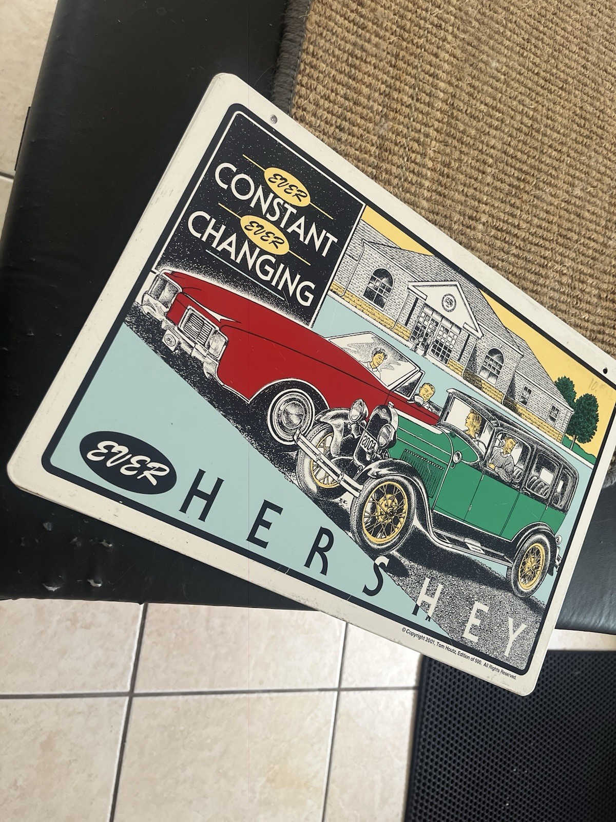 Hershey AACA museum Commemorative Tin Sign