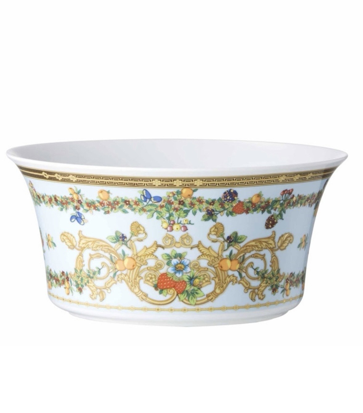 Versace Rosenthal Le Jardin de Versace Large Salad Bowl 25cm NEW SEALED