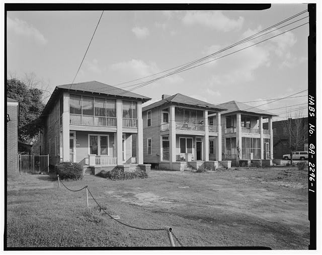 Photo:Columbus Georgia 1930s 916-918 Fifth Avenue Shotgun Houses HABS