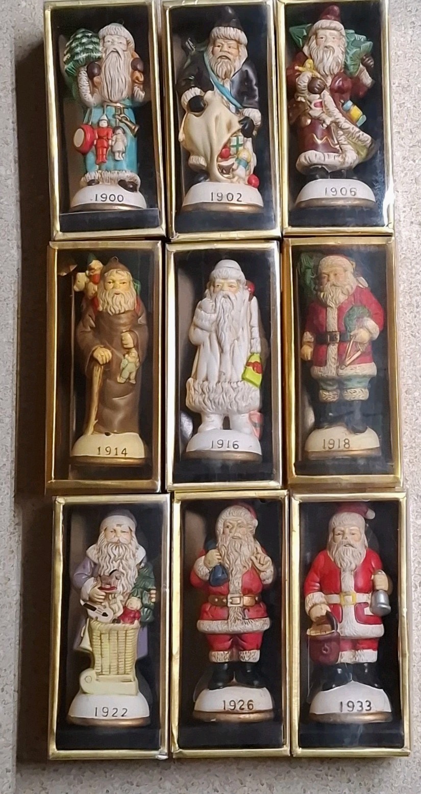 Memories Of Santa Collection 1900, 02, 06, 14, 16, 18, 22, 26 & 1933 Lot of 9 Memories Of Santa Collection 1900, 02, 06, 14, 16, 18, 22, 26 & 1933 Lot of 9