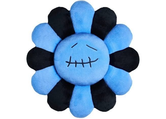 Travis Scott Takashi Murakami Cactus Jack Flower Cushion Pillow 60cm Blue NEW