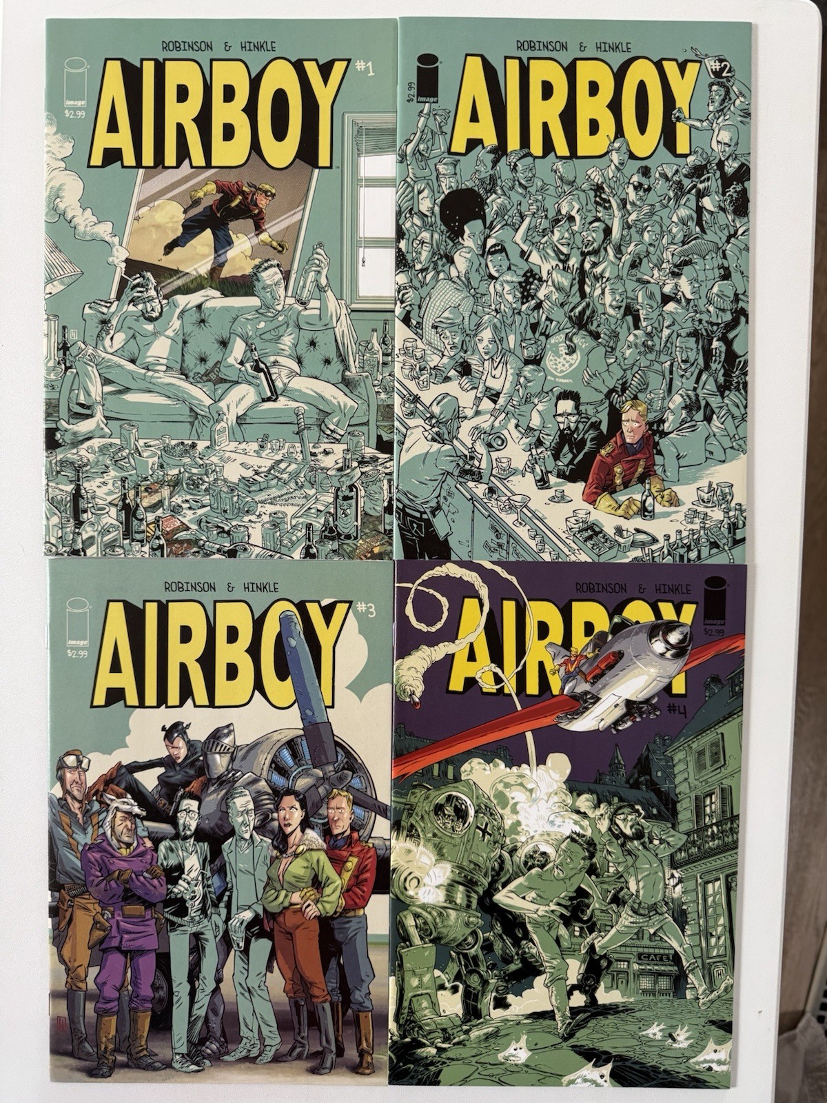 AIRBOY - 1-4 - Image - 2015 - James Robinson, Greg Hinkle - NM AIRBOY - 1-4 - Image - 2015 - James Robinson, Greg Hinkle - NM