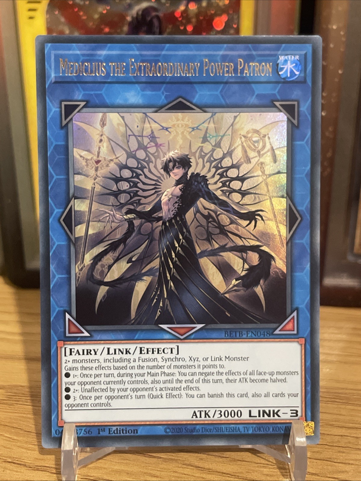 BETB-EN048 Mediclius the Extraordinary Power Patron Ultra Rare 1st Ed YuGiOh