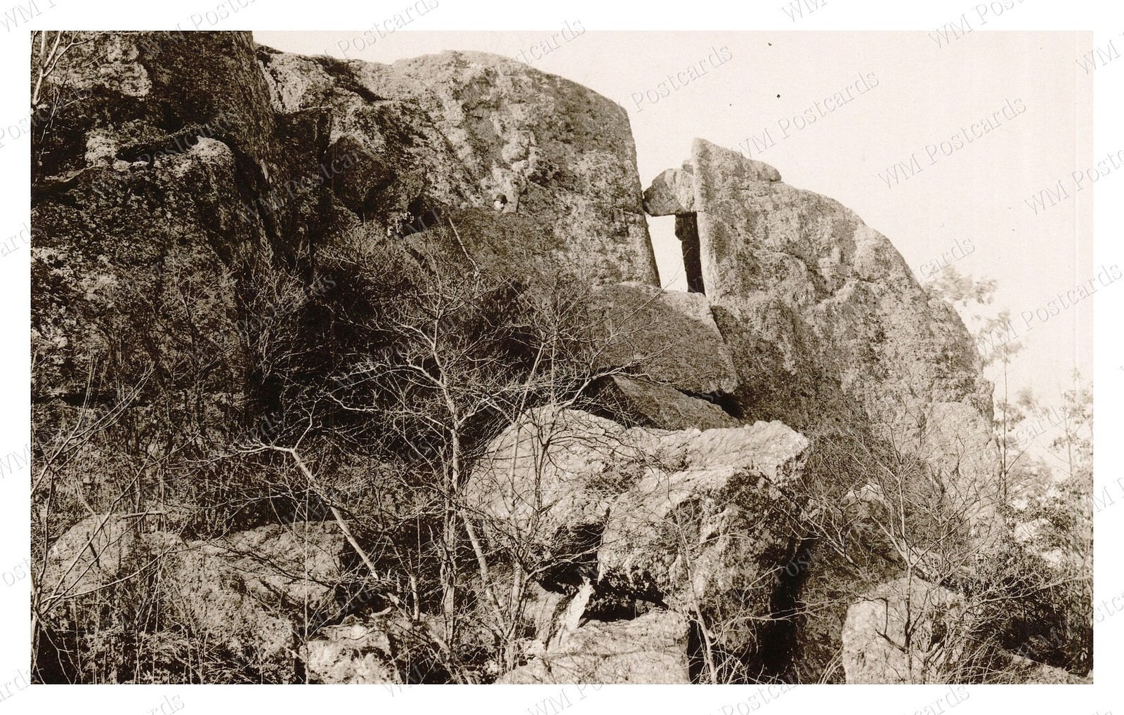 Lawrence Massachusetts 1893 Den Rock Formation Standard Postcard Lawrence Massachusetts 1893 Den Rock Formation Standard Postcard