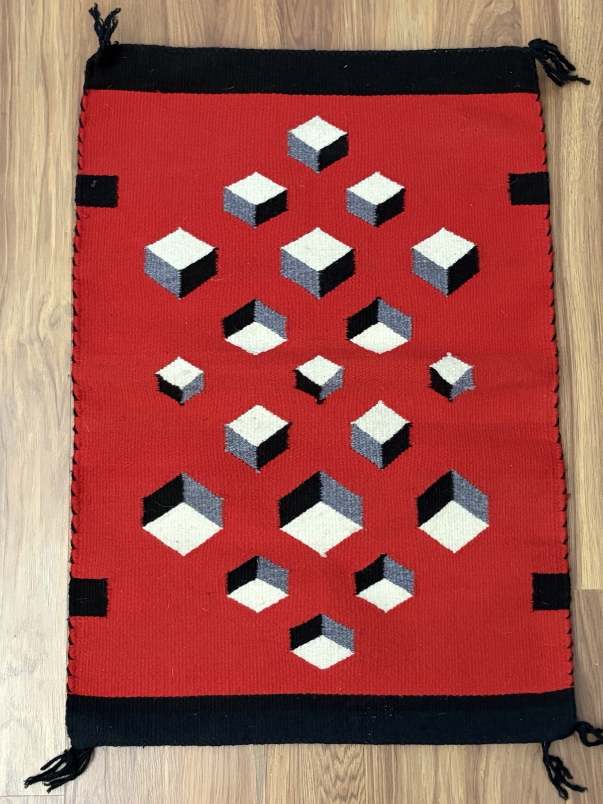Vintage Red Southwest rug 19”x28” Vintage Red Southwest rug 19”x28”