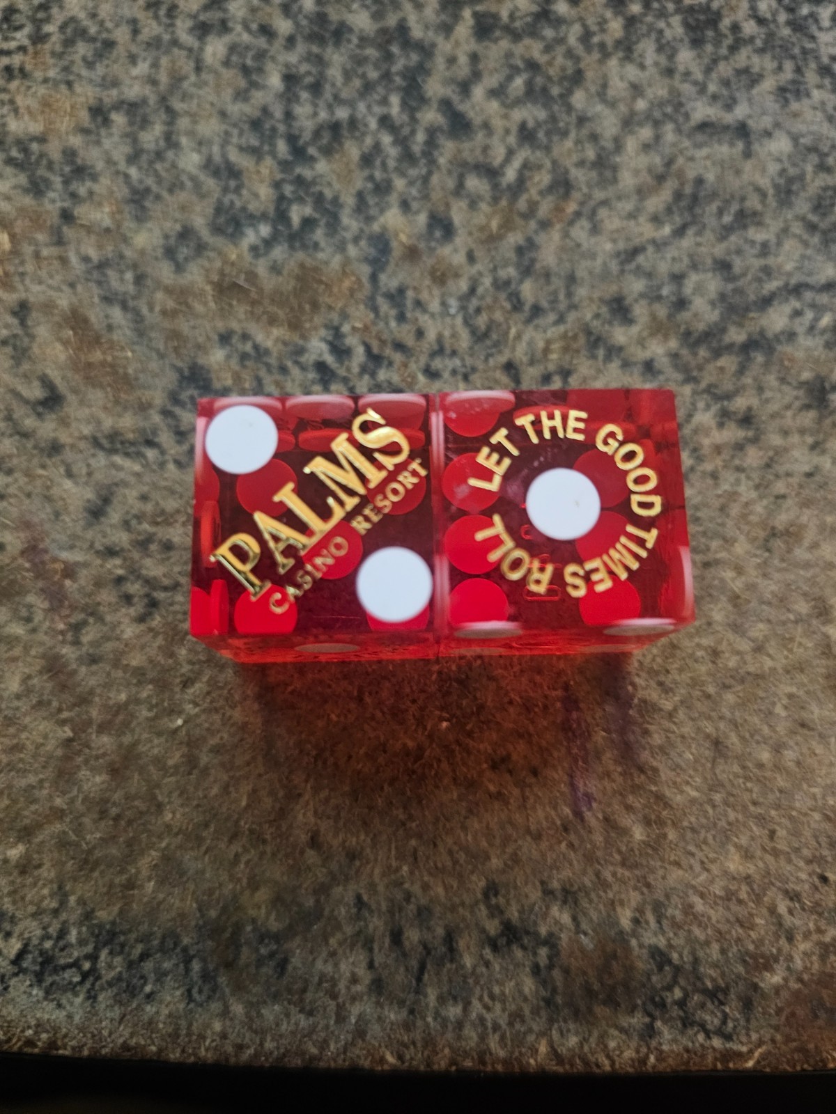 THE PALMS LAS VEGAS CASINO DICE MATCHING NUMBERS THE PALMS LAS VEGAS CASINO DICE MATCHING NUMBERS