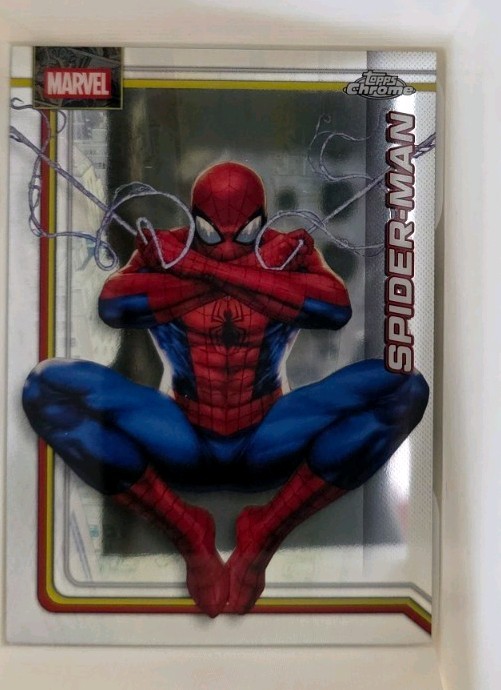 Topps Chrome Marvel Spider-Man (Peter Parker) 2015 #163 Base Set Card