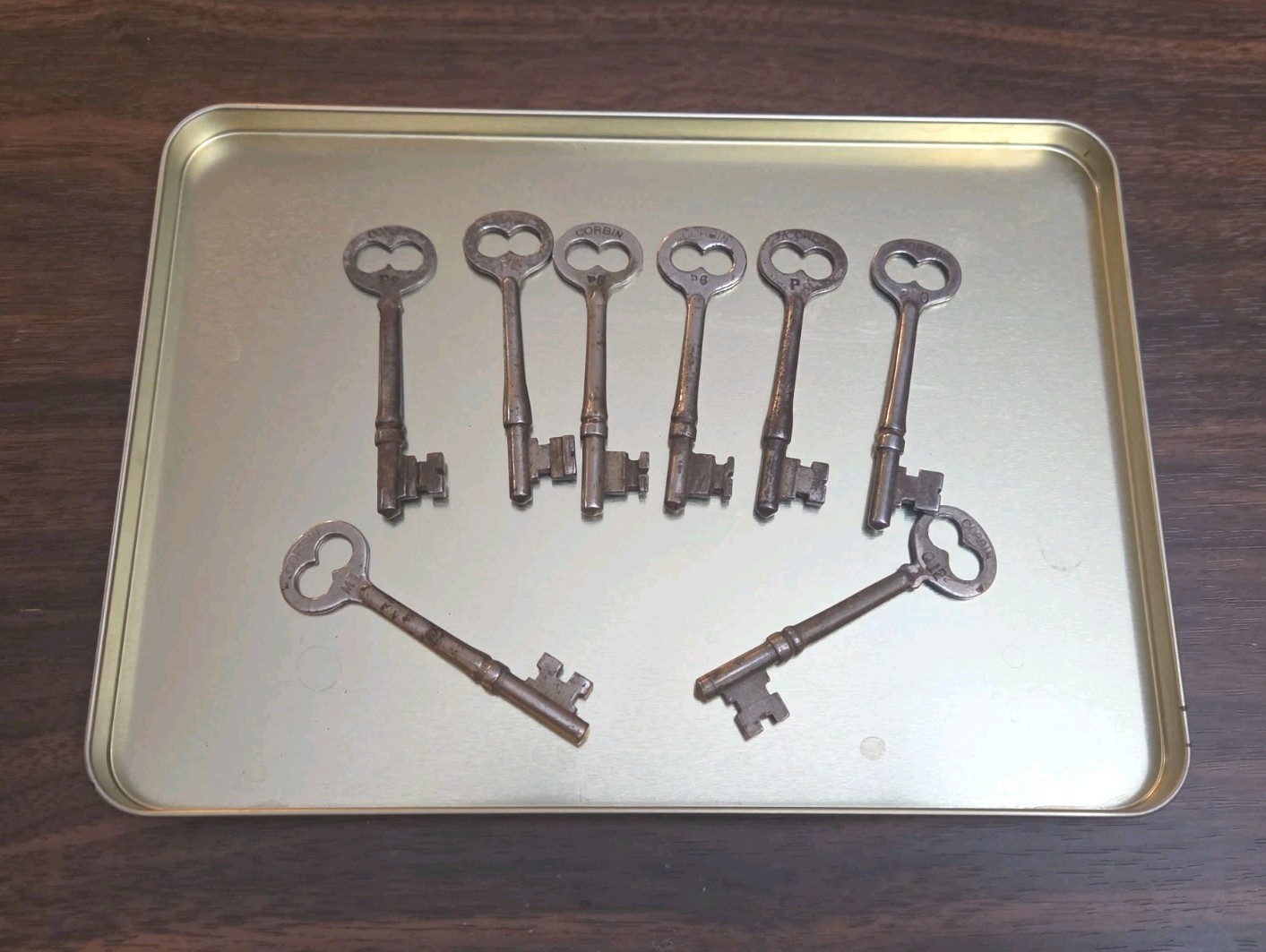 VINTAGE LOT CORBIN SKELETON KEYS P2 P4 P6 P8 P10 M1 Q12