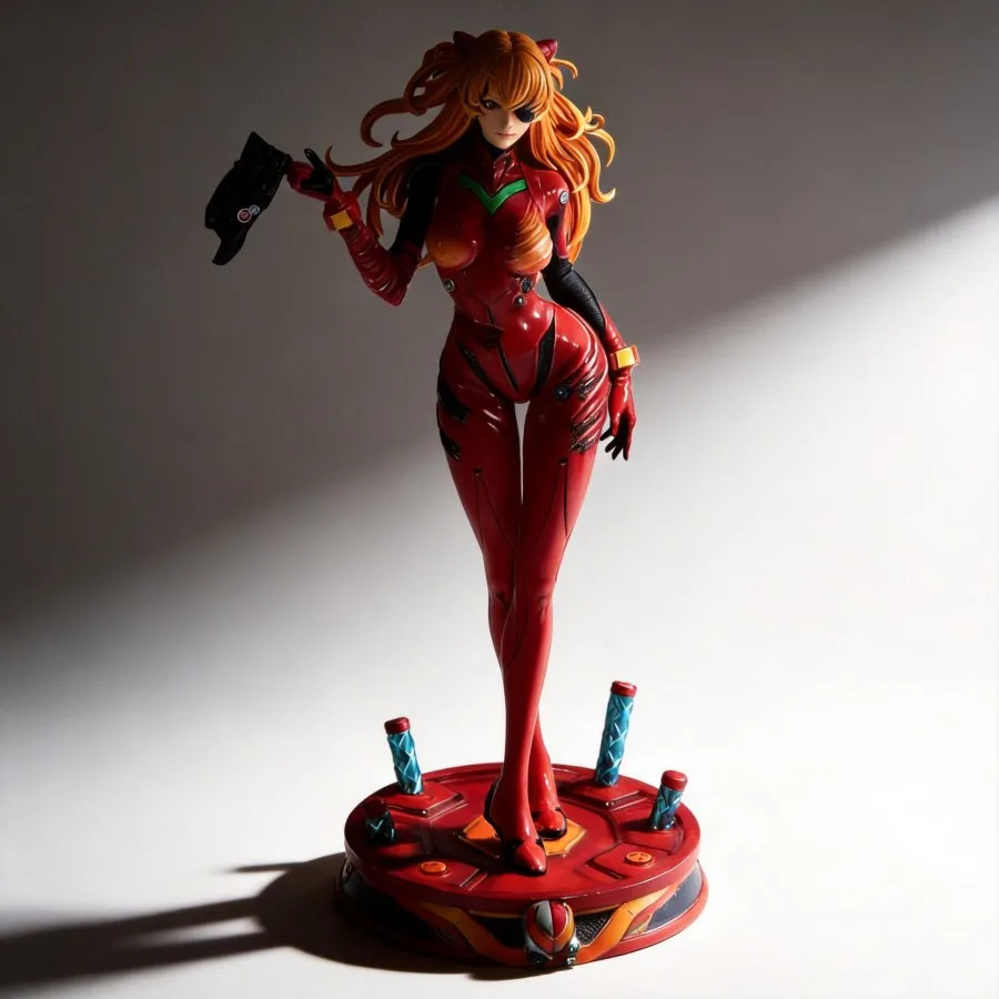 Neon Genesis Evangelion Asuka Plugsuit Anime Figure Large 19